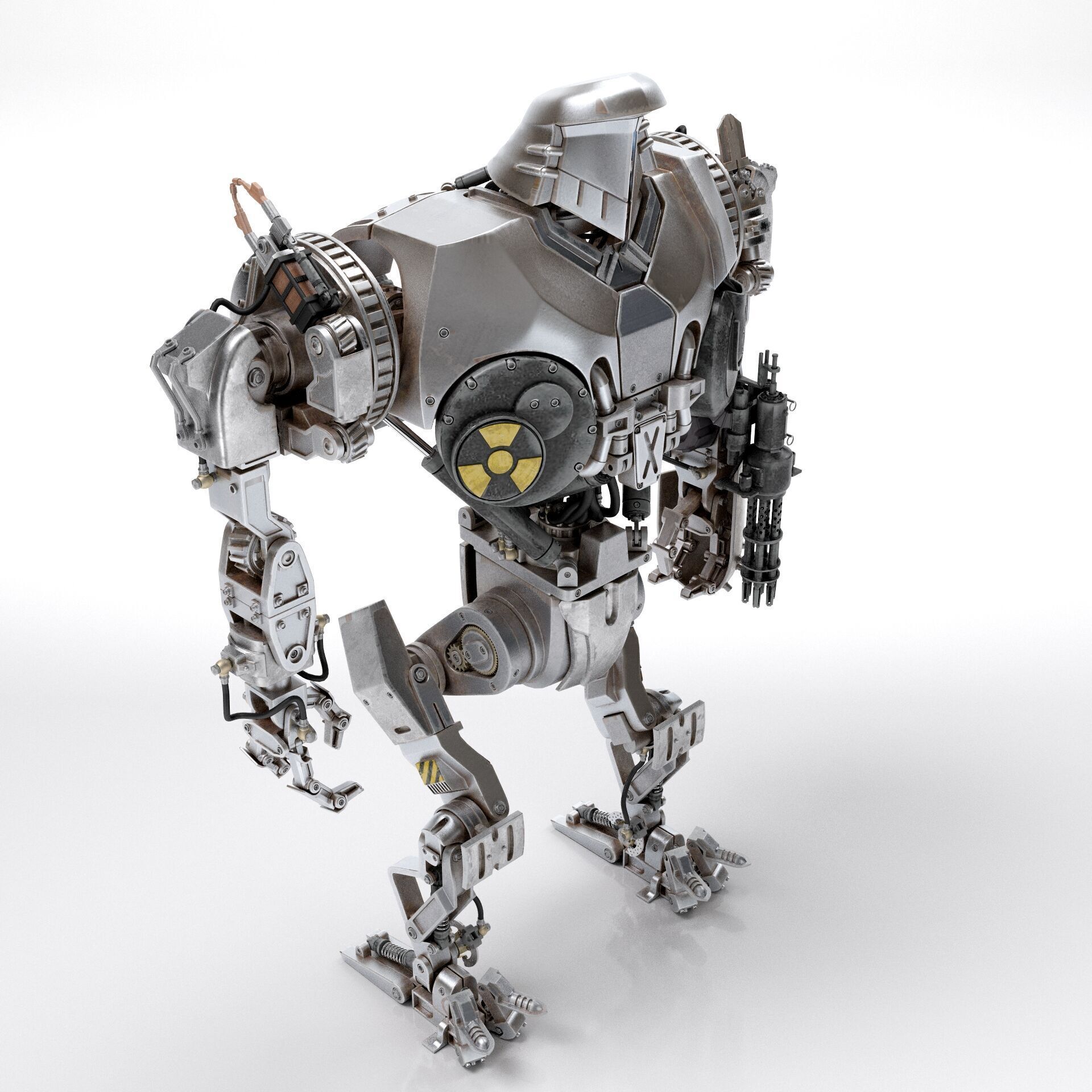 Cain Robocop 2 movie 1990 3D model_14