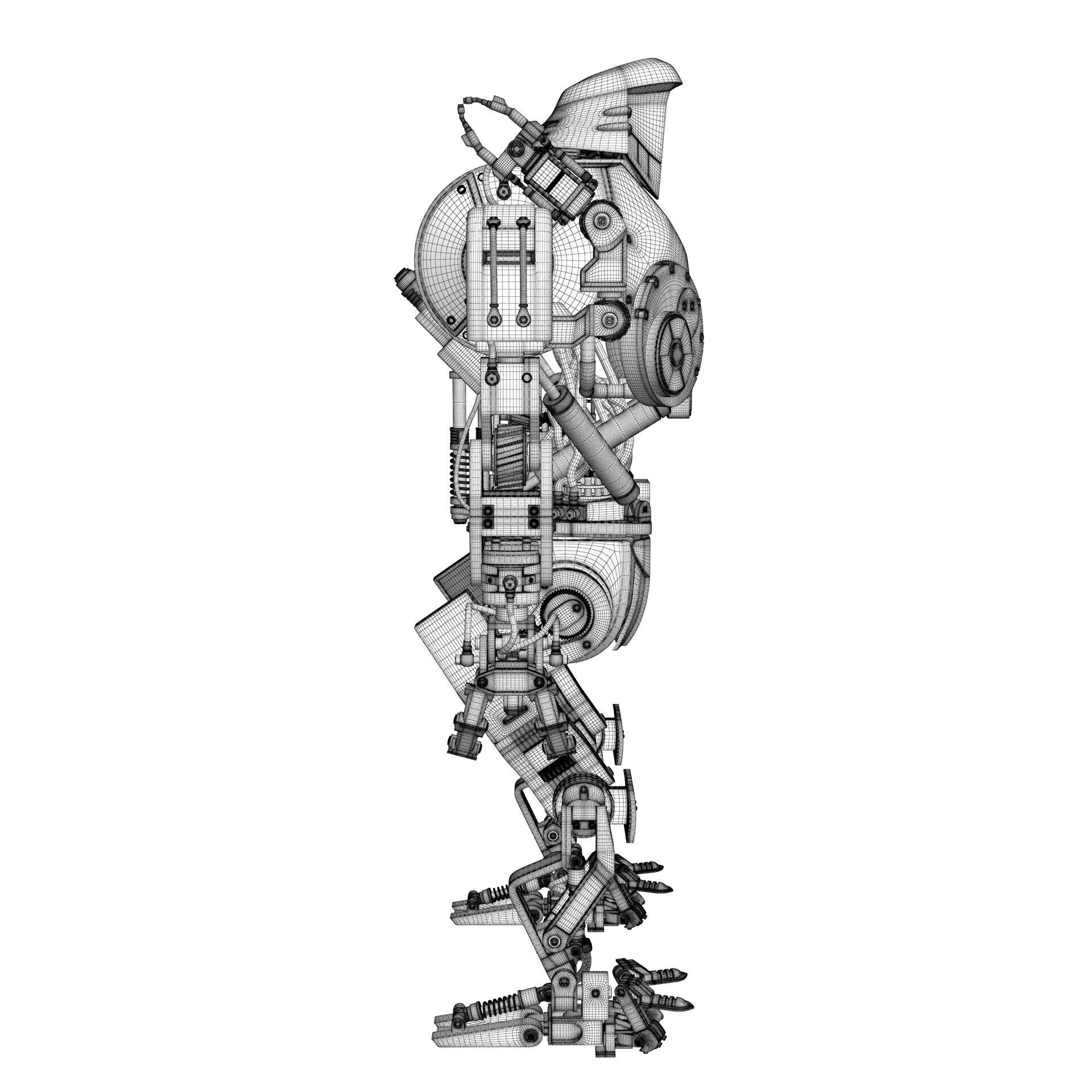 Cain Robocop 2 movie 1990 3D model_22