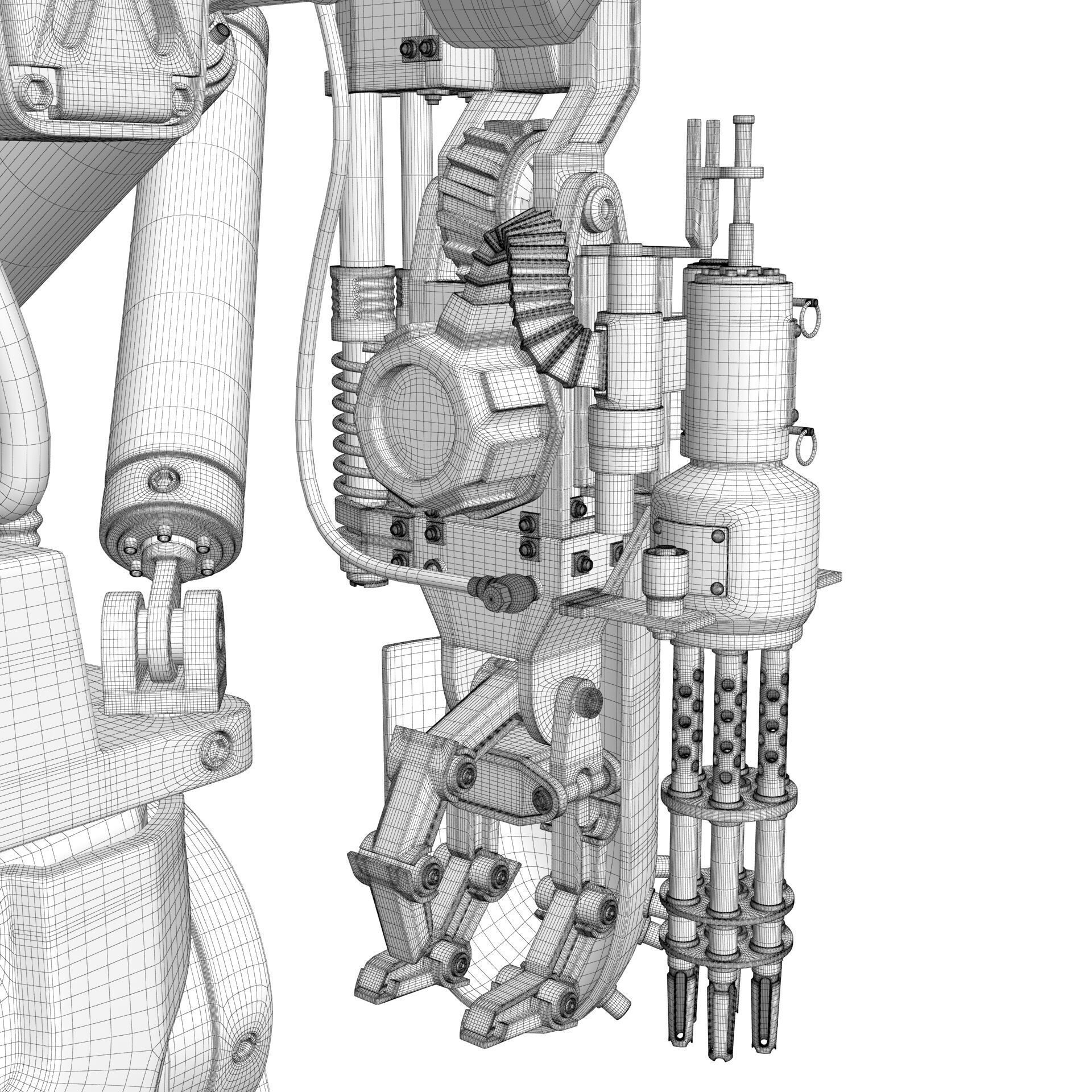 Cain Robocop 2 movie 1990 3D model_40