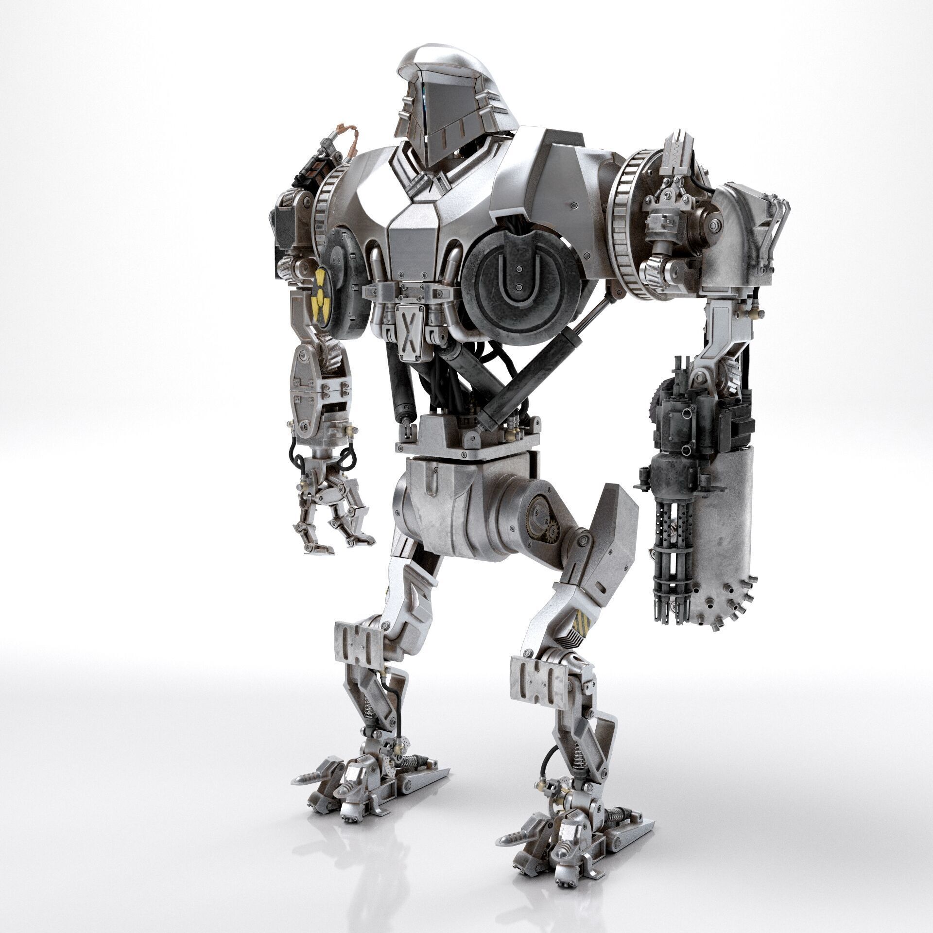 Cain Robocop 2 movie 1990 3D model_2