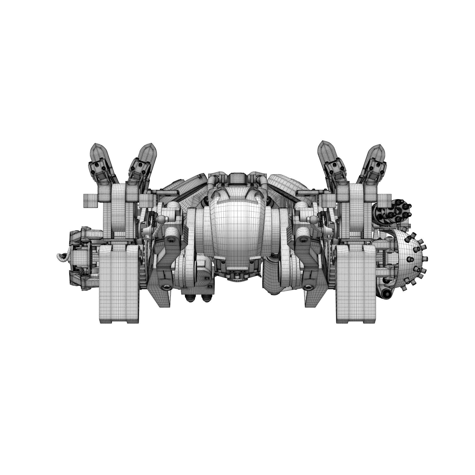 Cain Robocop 2 movie 1990 3D model_34