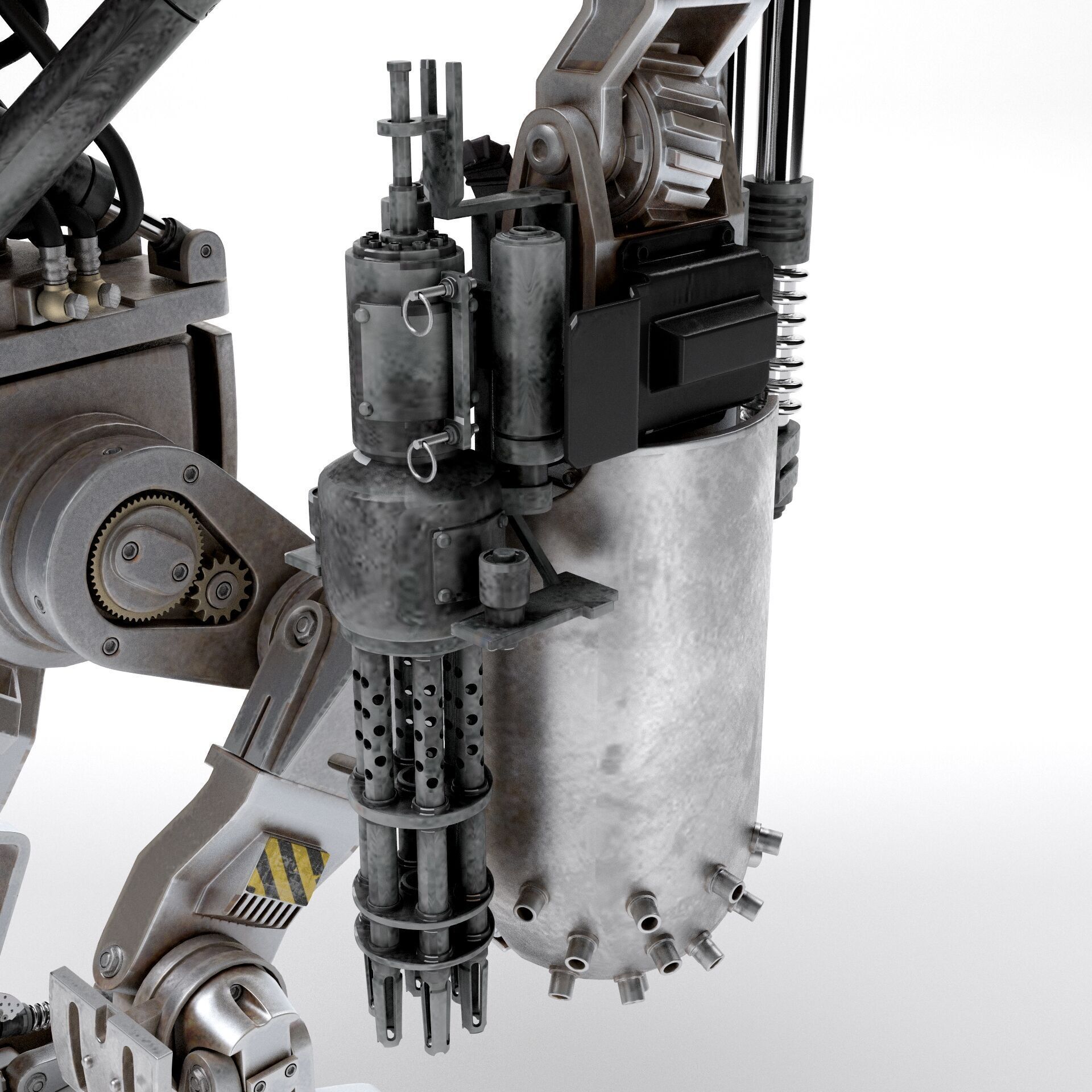 Cain Robocop 2 movie 1990 3D model_16