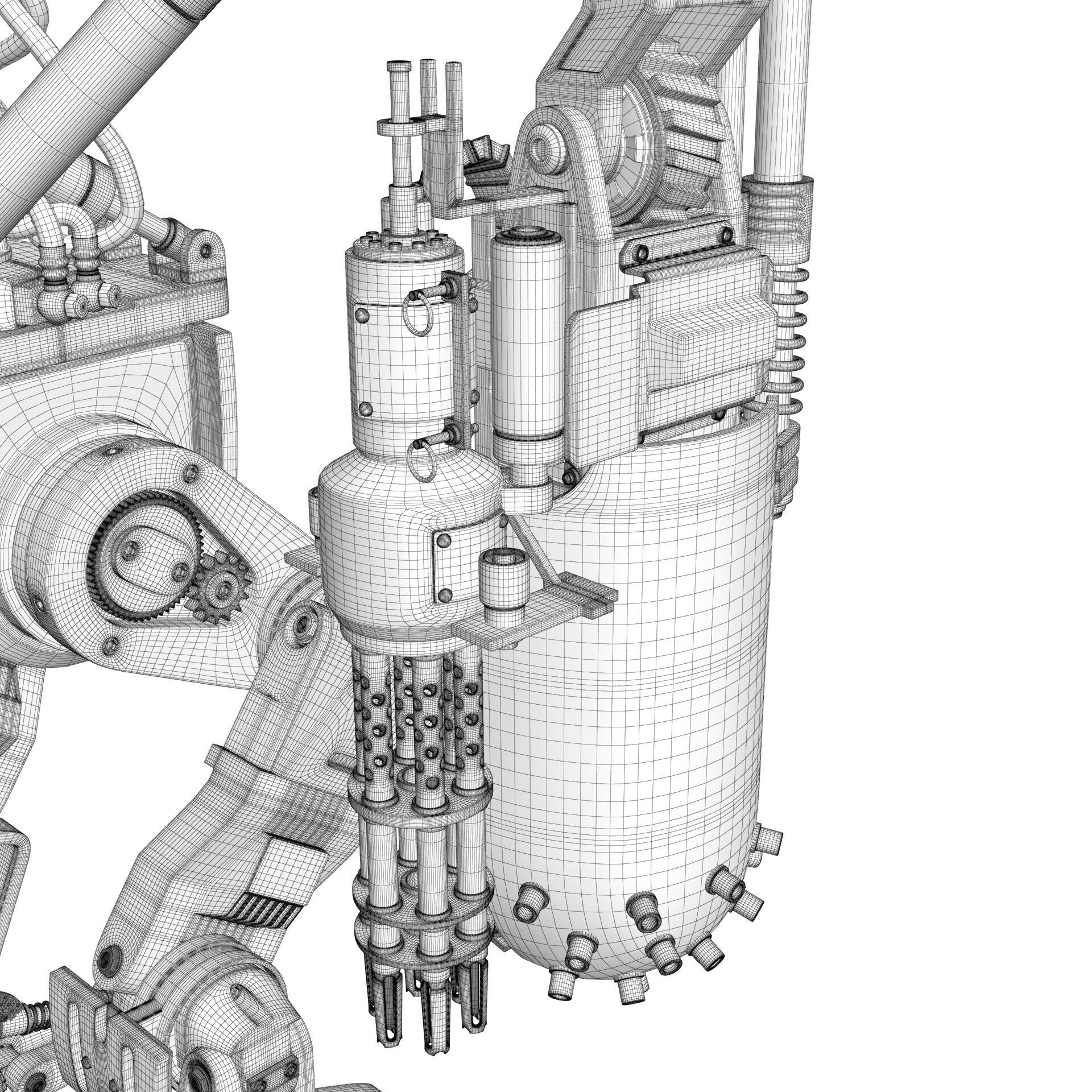 Cain Robocop 2 movie 1990 3D model_38