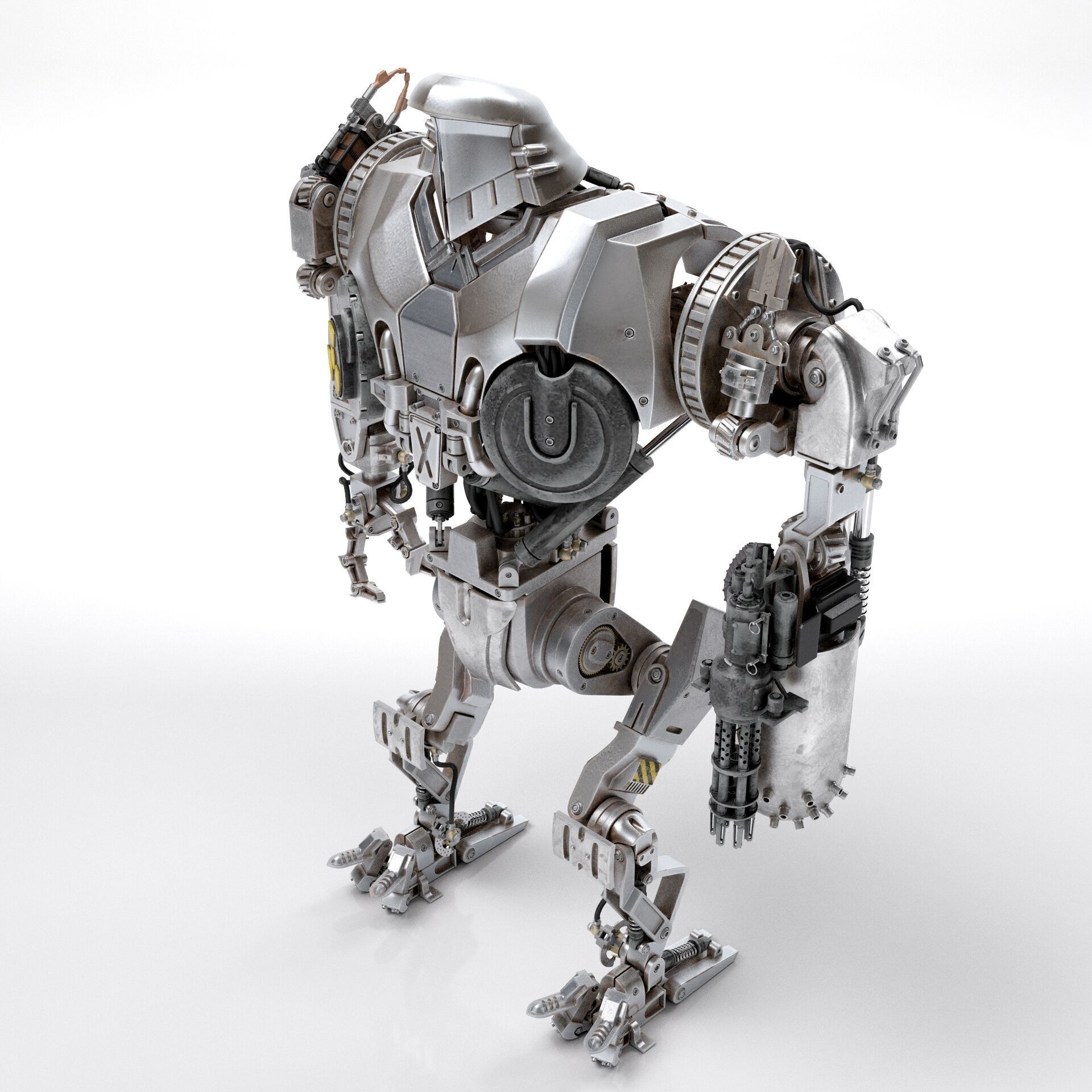 Cain Robocop 2 movie 1990 3D model_15