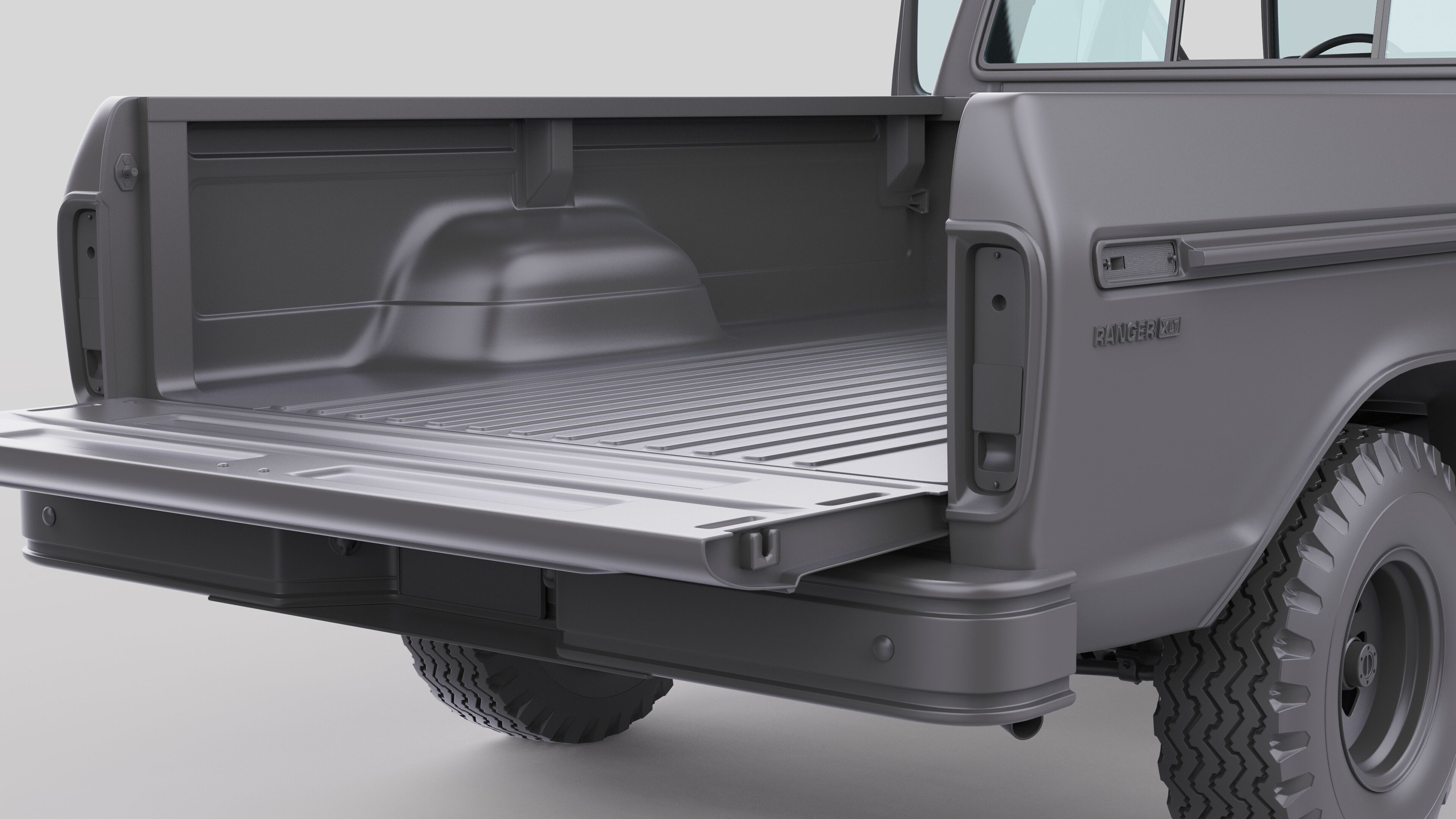 Pickup F250 Super Cab Mk2 1973 1976 1978 3D model_38