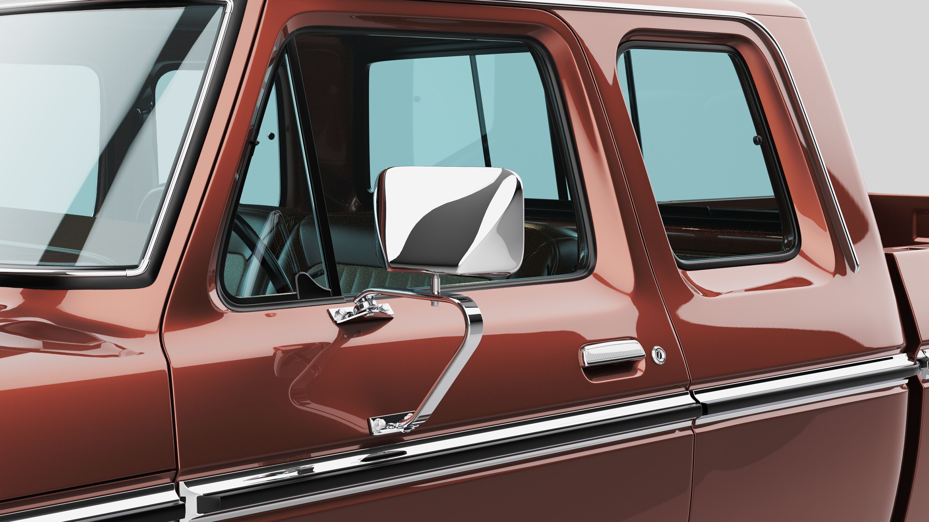 Pickup F250 Super Cab Mk2 1973 1976 1978 3D model_63