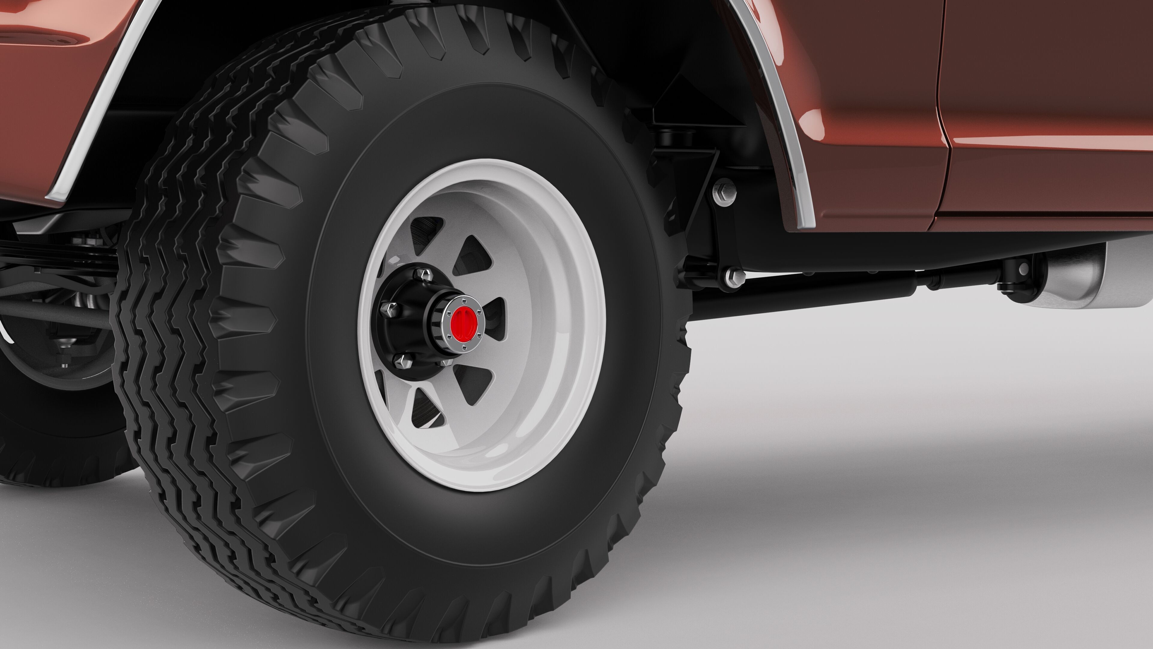 Pickup F250 Super Cab Mk2 1973 1976 1978 3D model_21