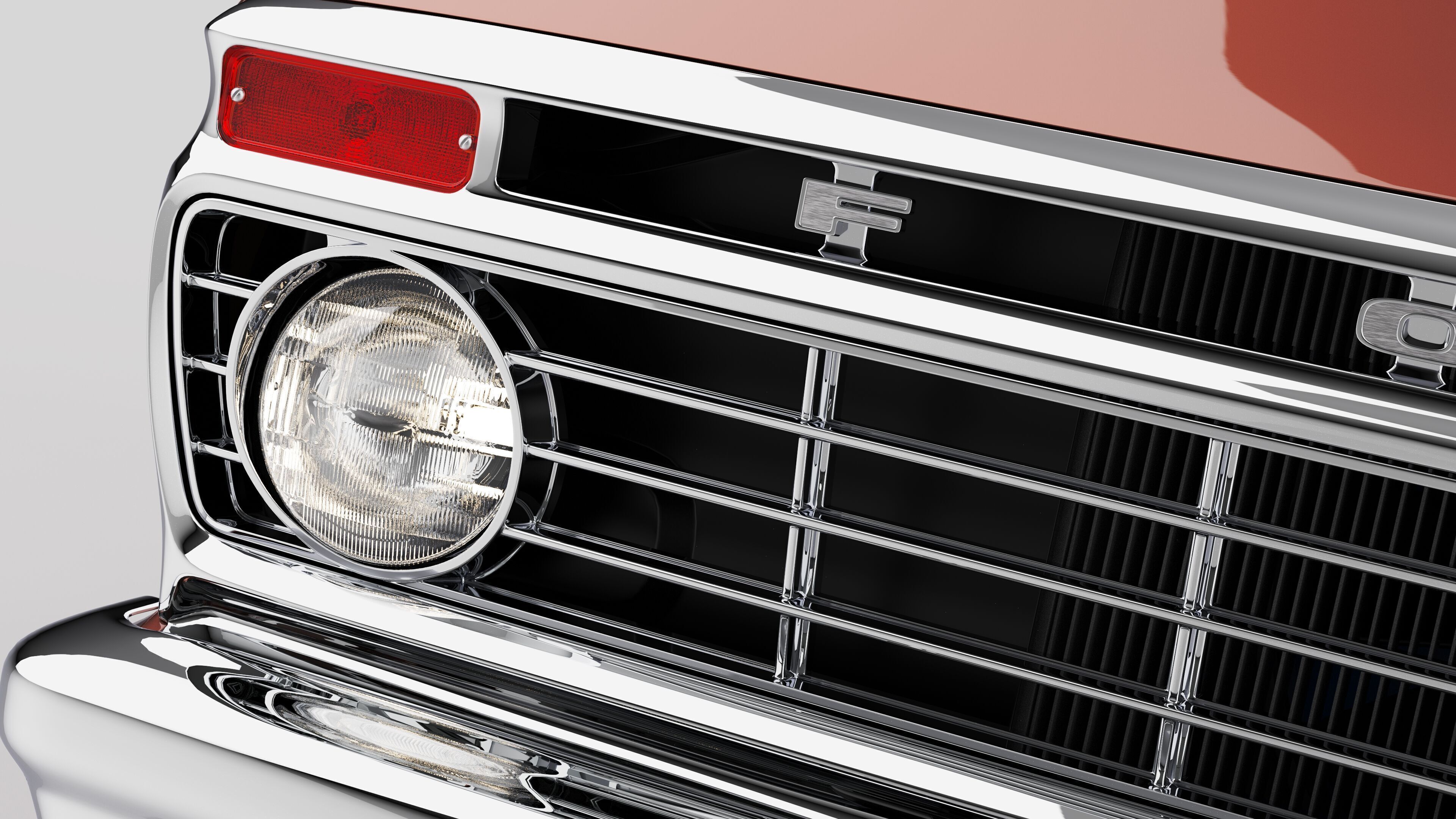 Pickup F250 Super Cab Mk2 1973 1976 1978 3D model_64