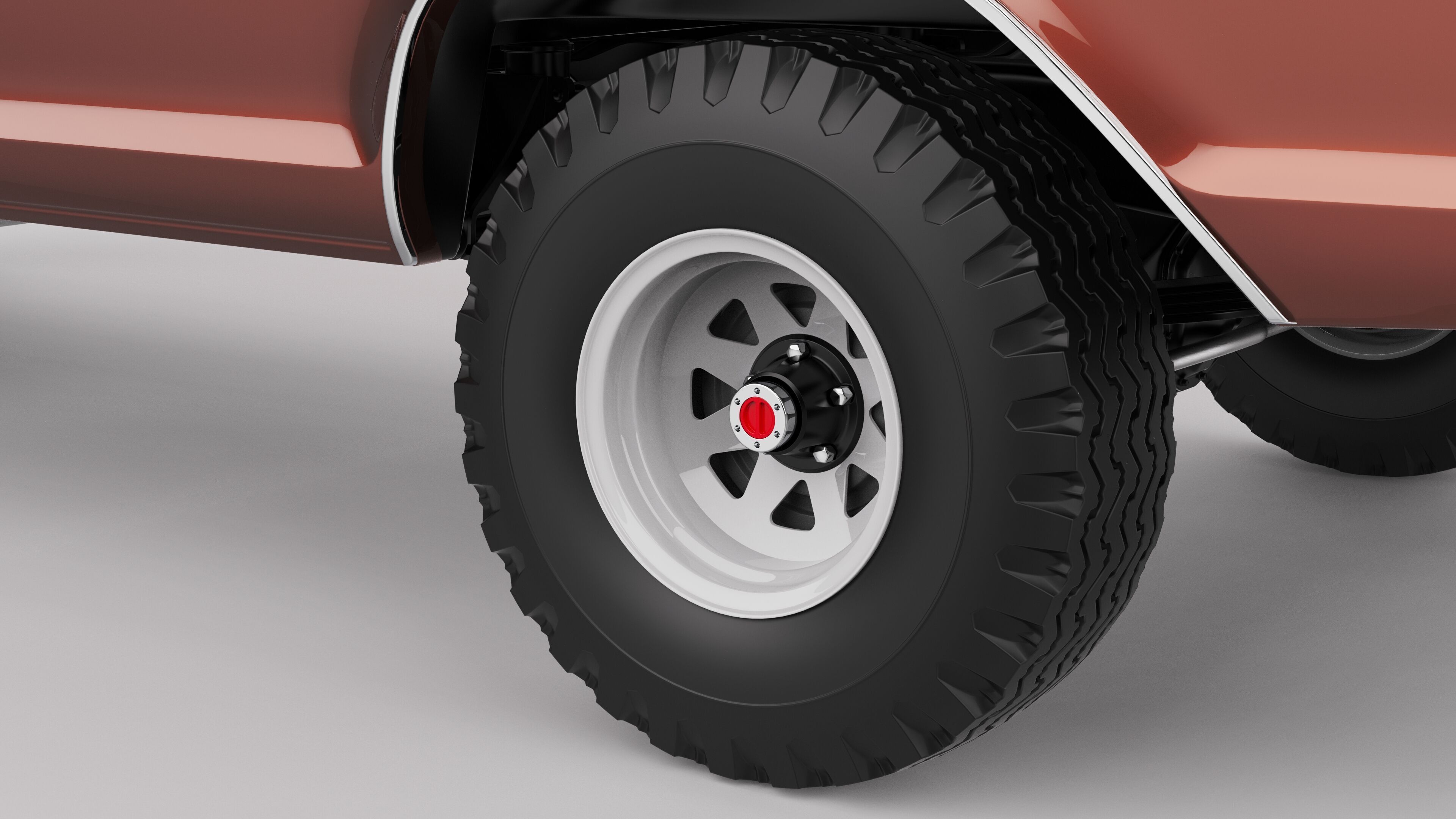 Pickup F250 Super Cab Mk2 1973 1976 1978 3D model_19