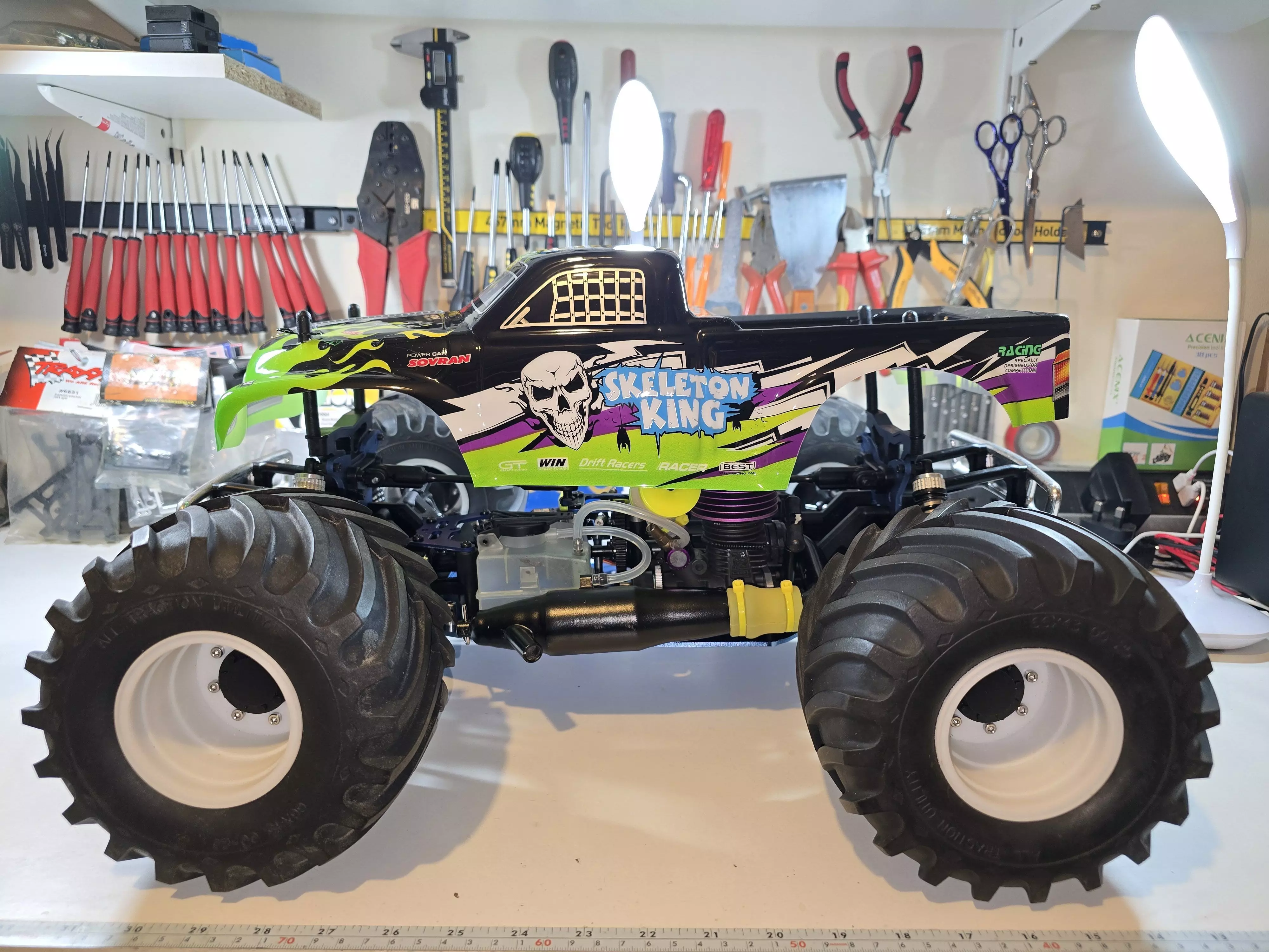 Wheel adapter for HoBao Pirate MT Nitro Monster Truck 3D print model_0