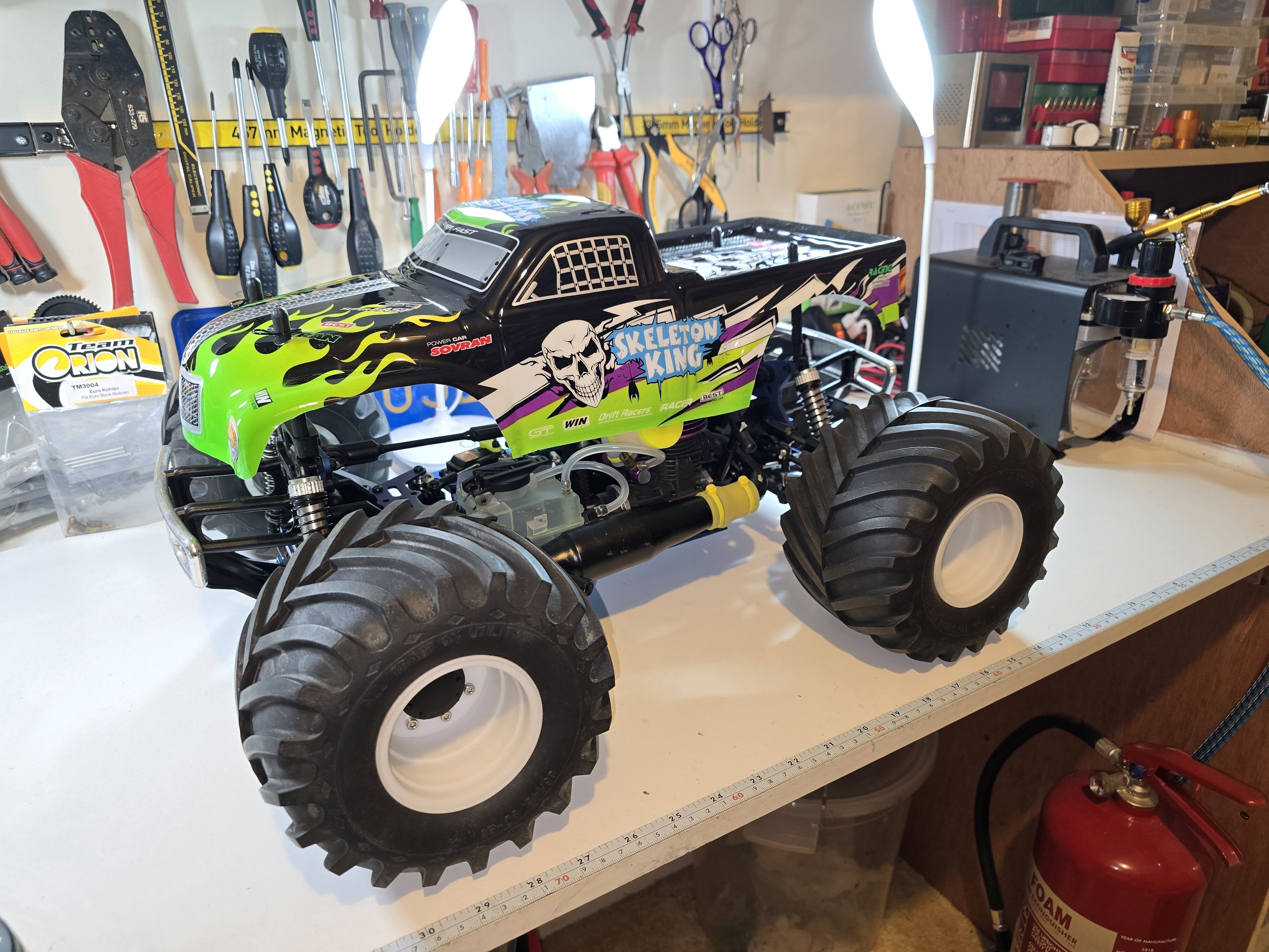 Wheel adapter for HoBao Pirate MT Nitro Monster Truck 3D print model_4