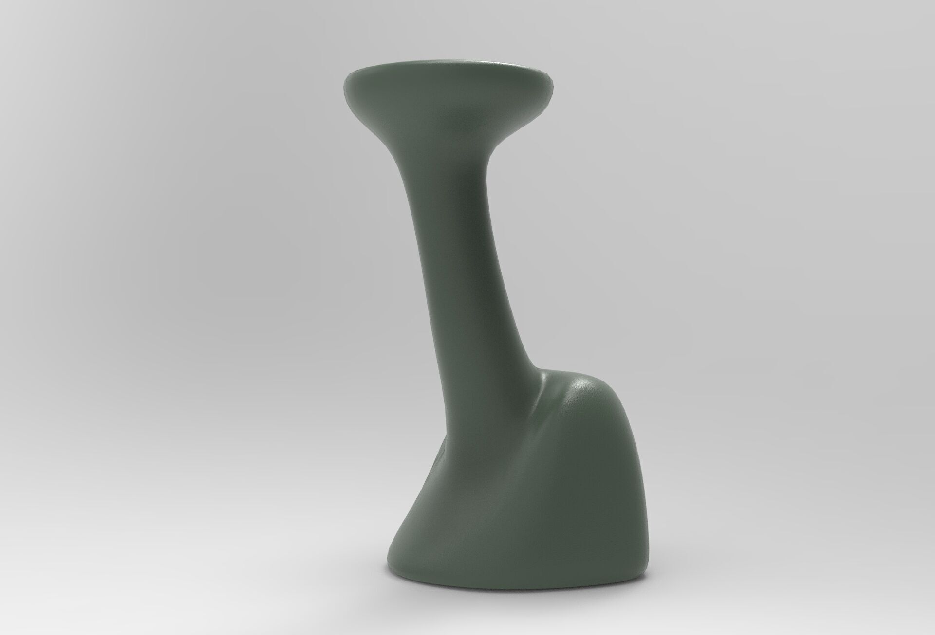 Juyer Bar Stool Low-poly 3D model_2