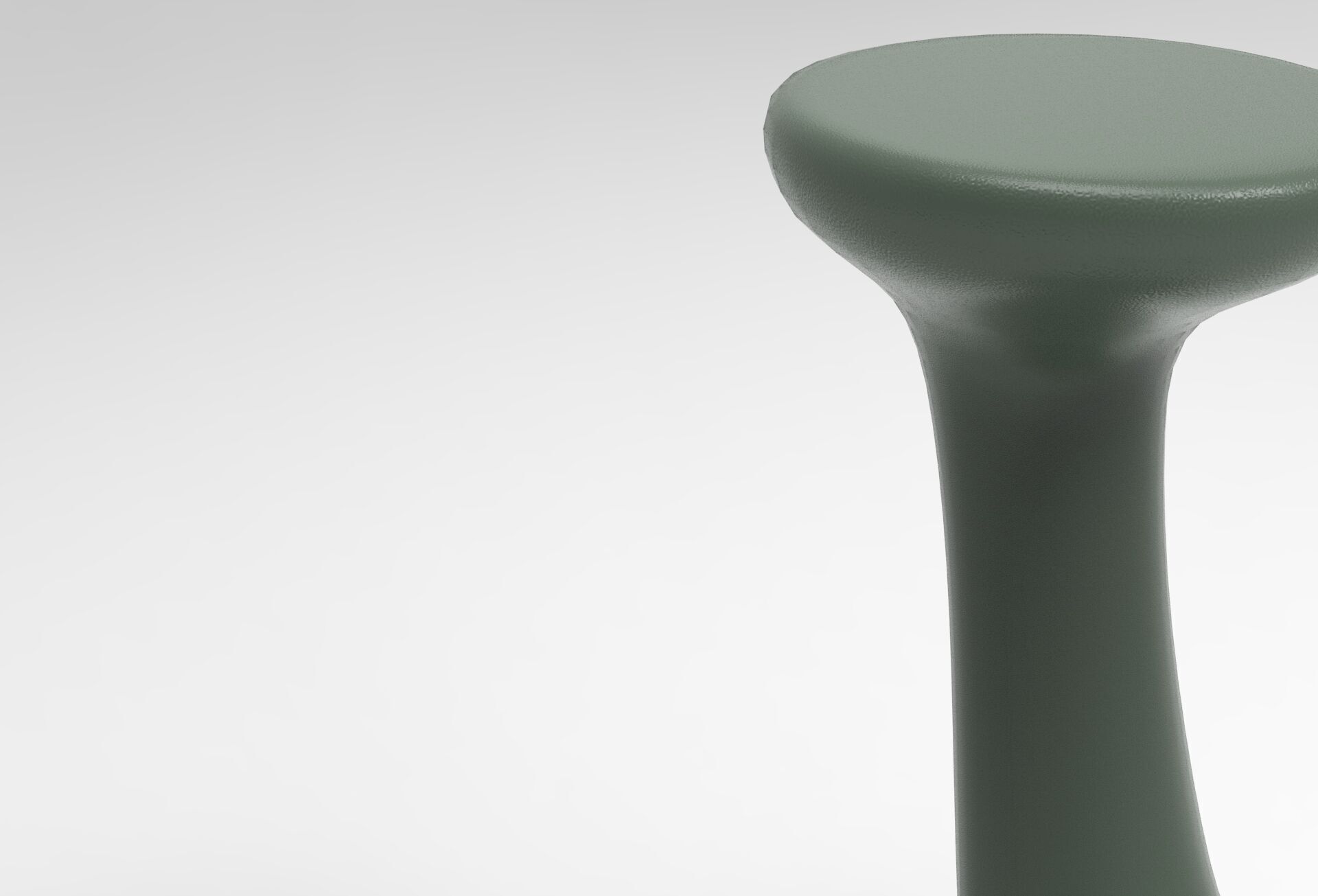 Juyer Bar Stool Low-poly 3D model_4