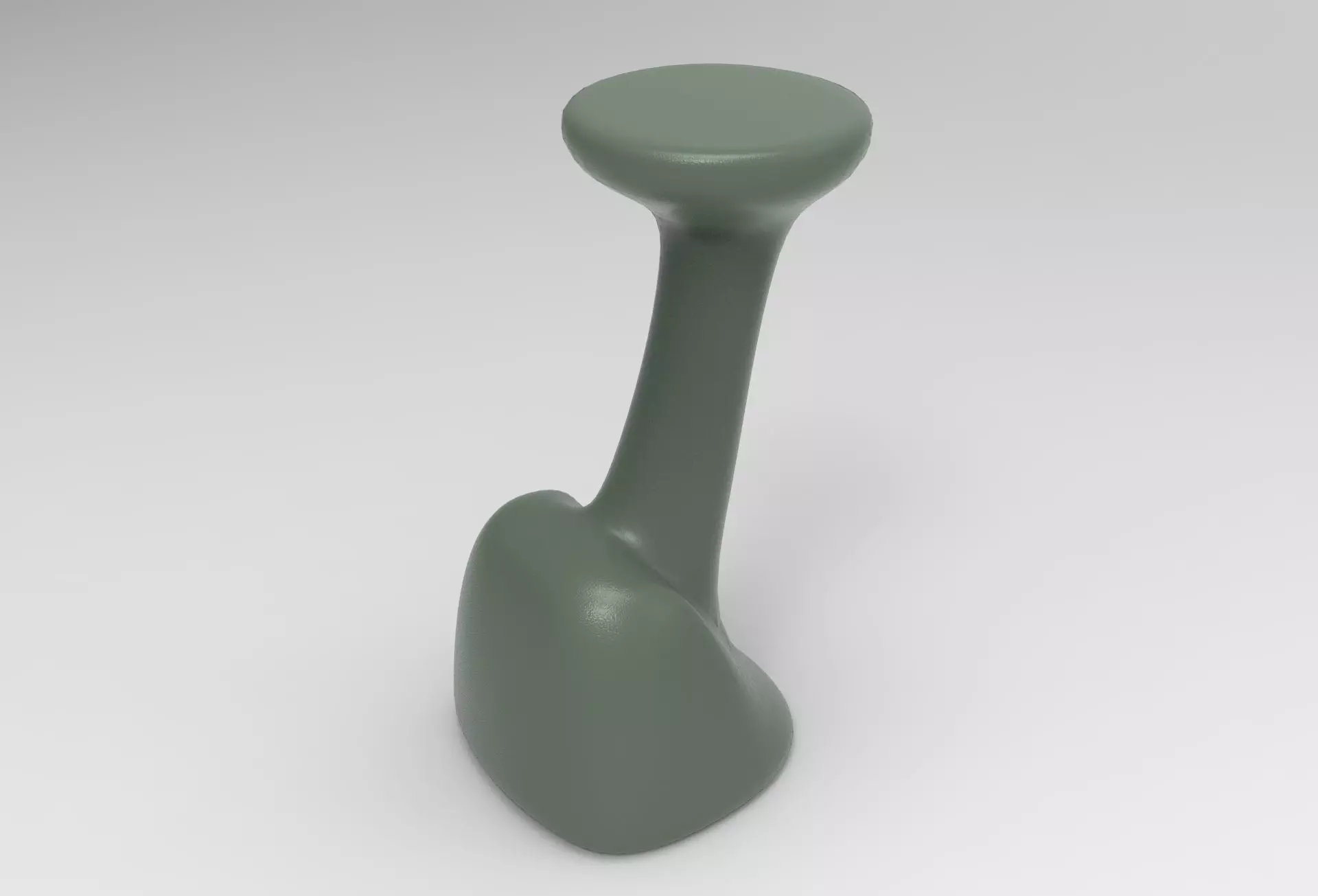 Juyer Bar Stool Low-poly 3D model_0