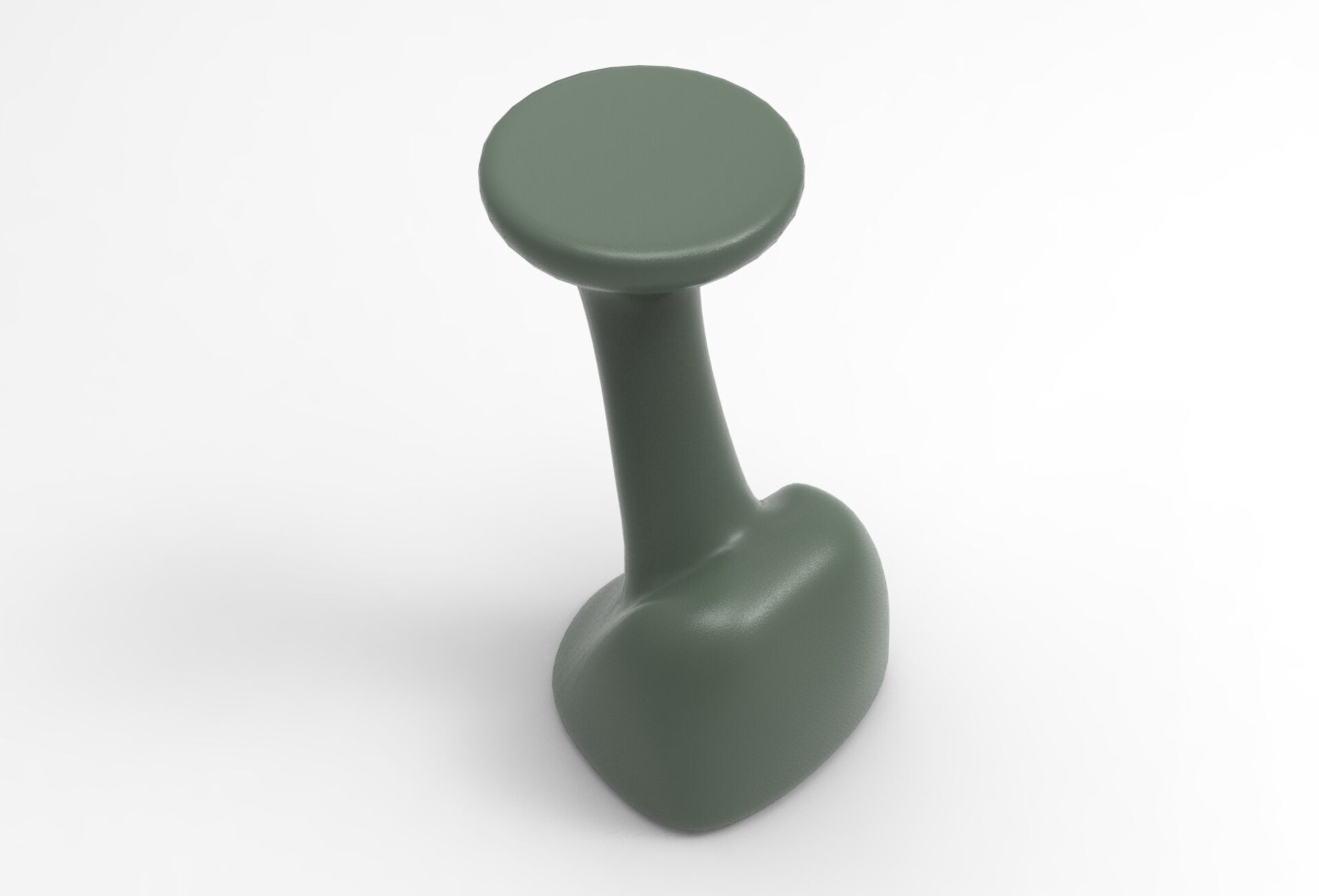 Juyer Bar Stool Low-poly 3D model_1
