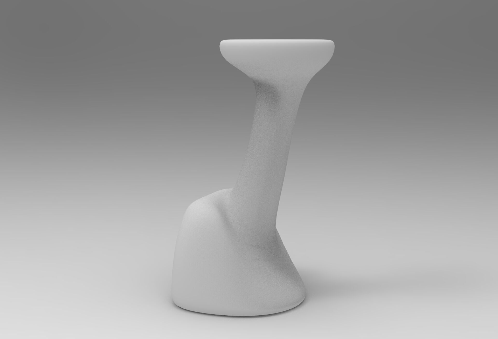 Juyer Bar Stool Low-poly 3D model_7