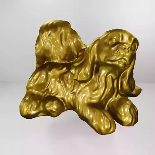 Cocker spaniel friends 3D print model