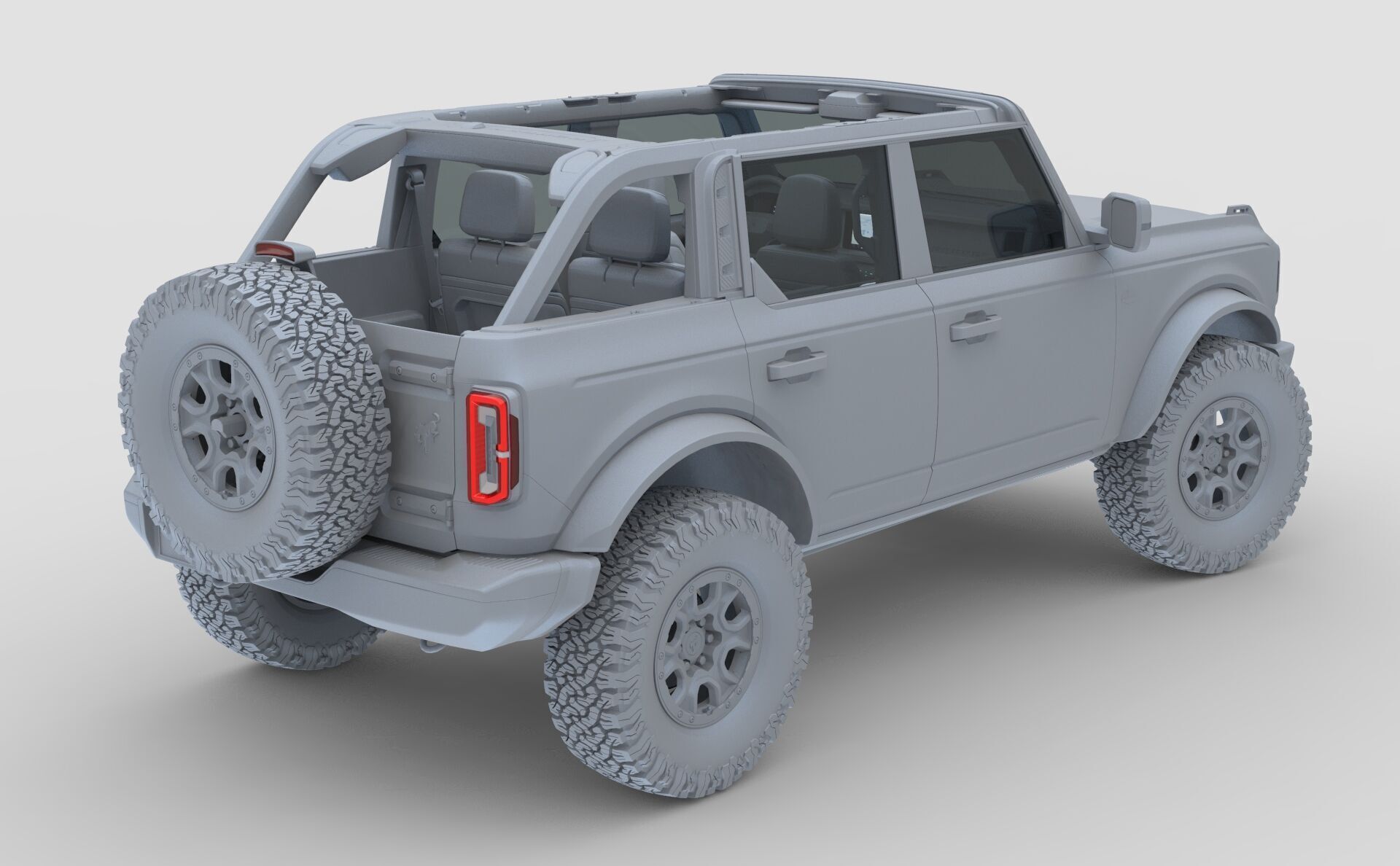 SUV Bronco Mk6 2021 3D model_98