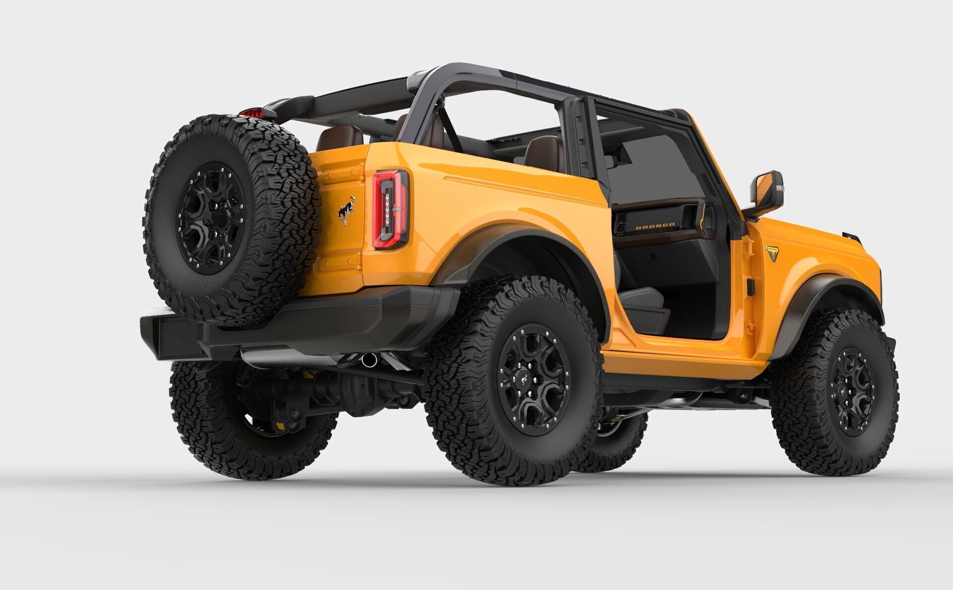 SUV Bronco Mk6 2021 3D model_31