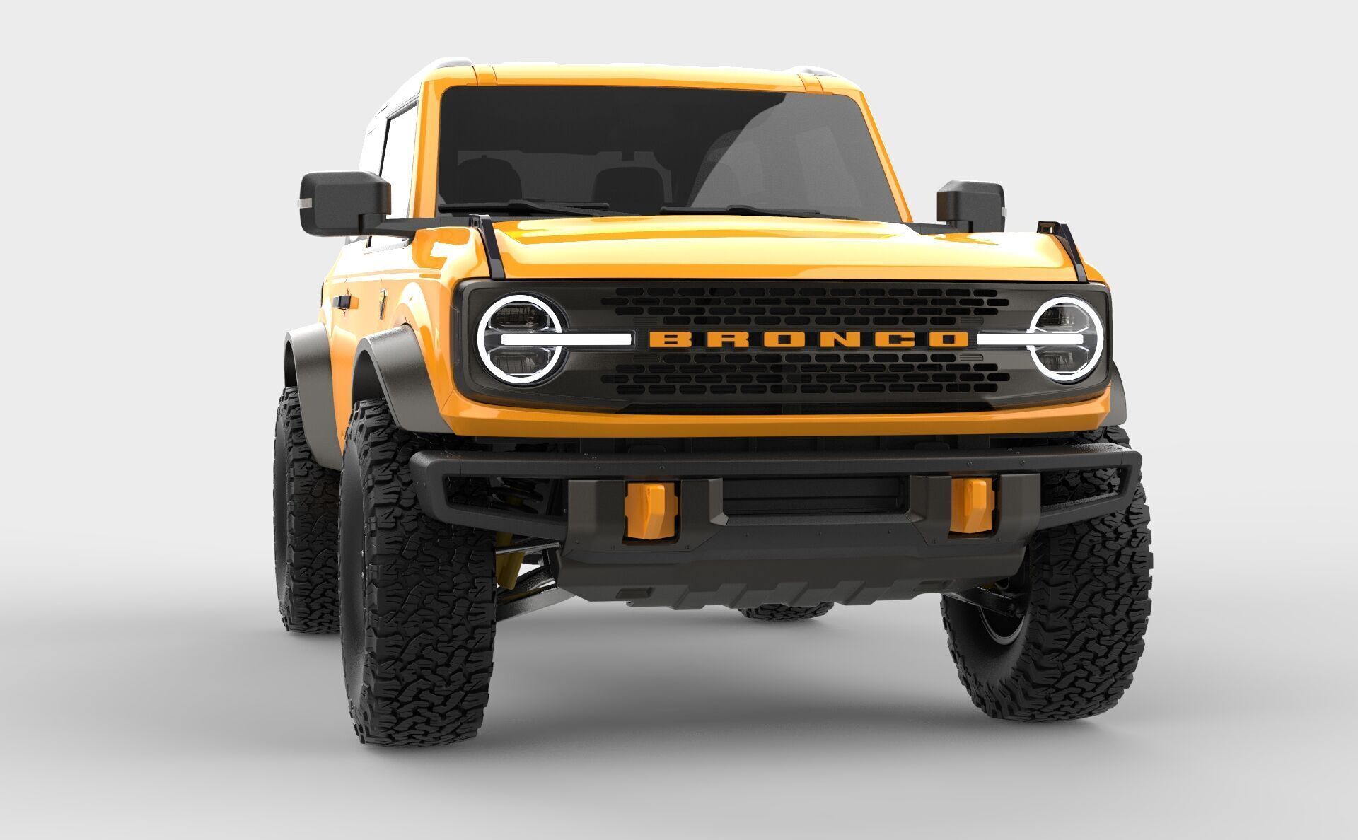 SUV Bronco Mk6 2021 3D model_17