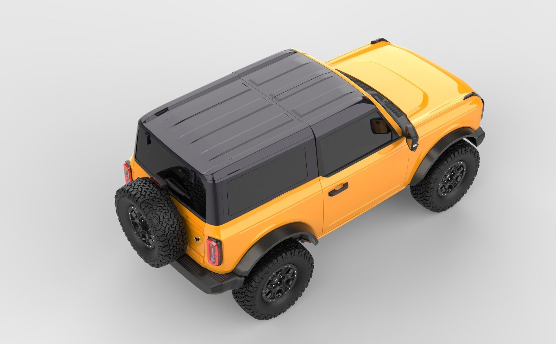 SUV Bronco Mk6 2021 3D model_16