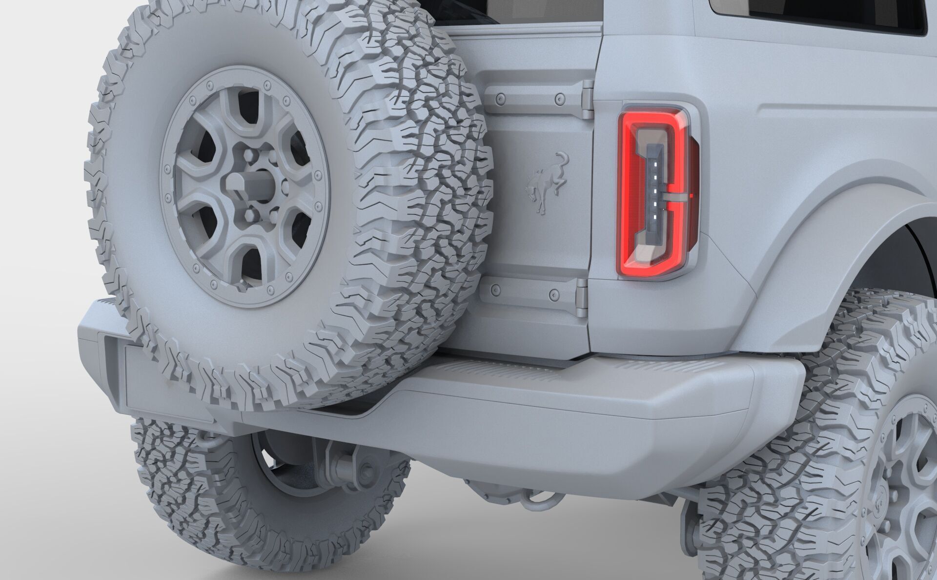 SUV Bronco Mk6 2021 3D model_53