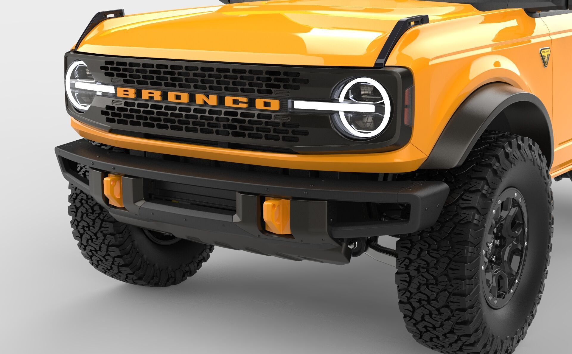 SUV Bronco Mk6 2021 3D model_25