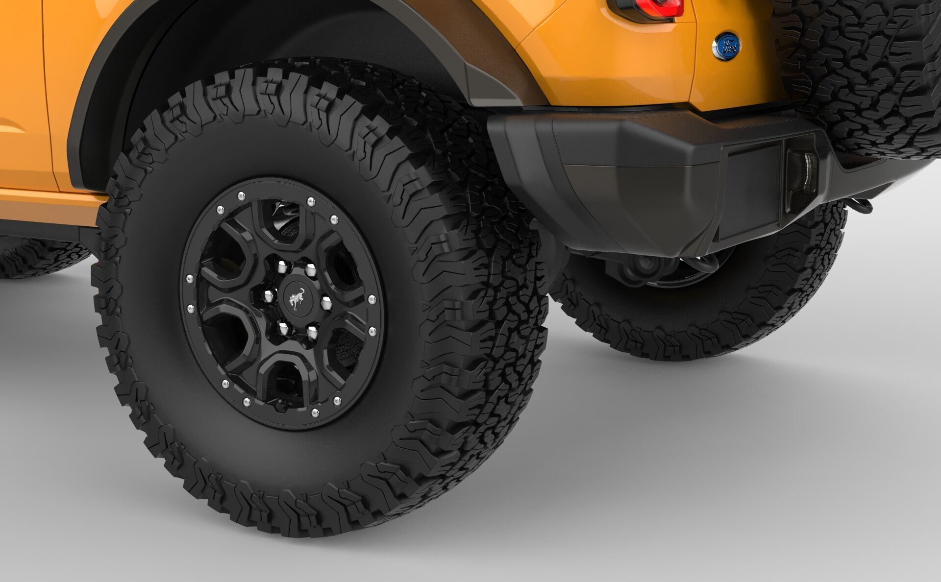 SUV Bronco Mk6 2021 3D model_8