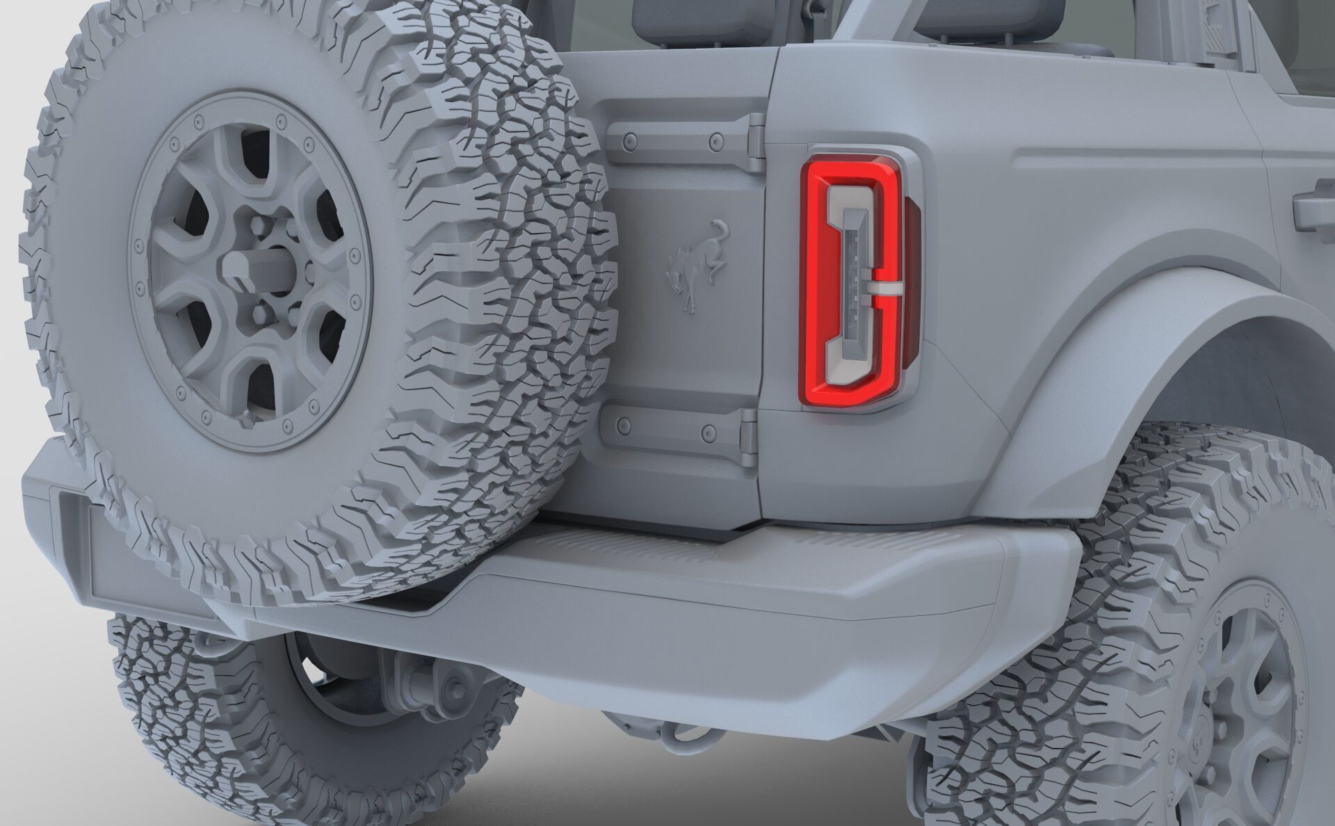 SUV Bronco Mk6 2021 3D model_102