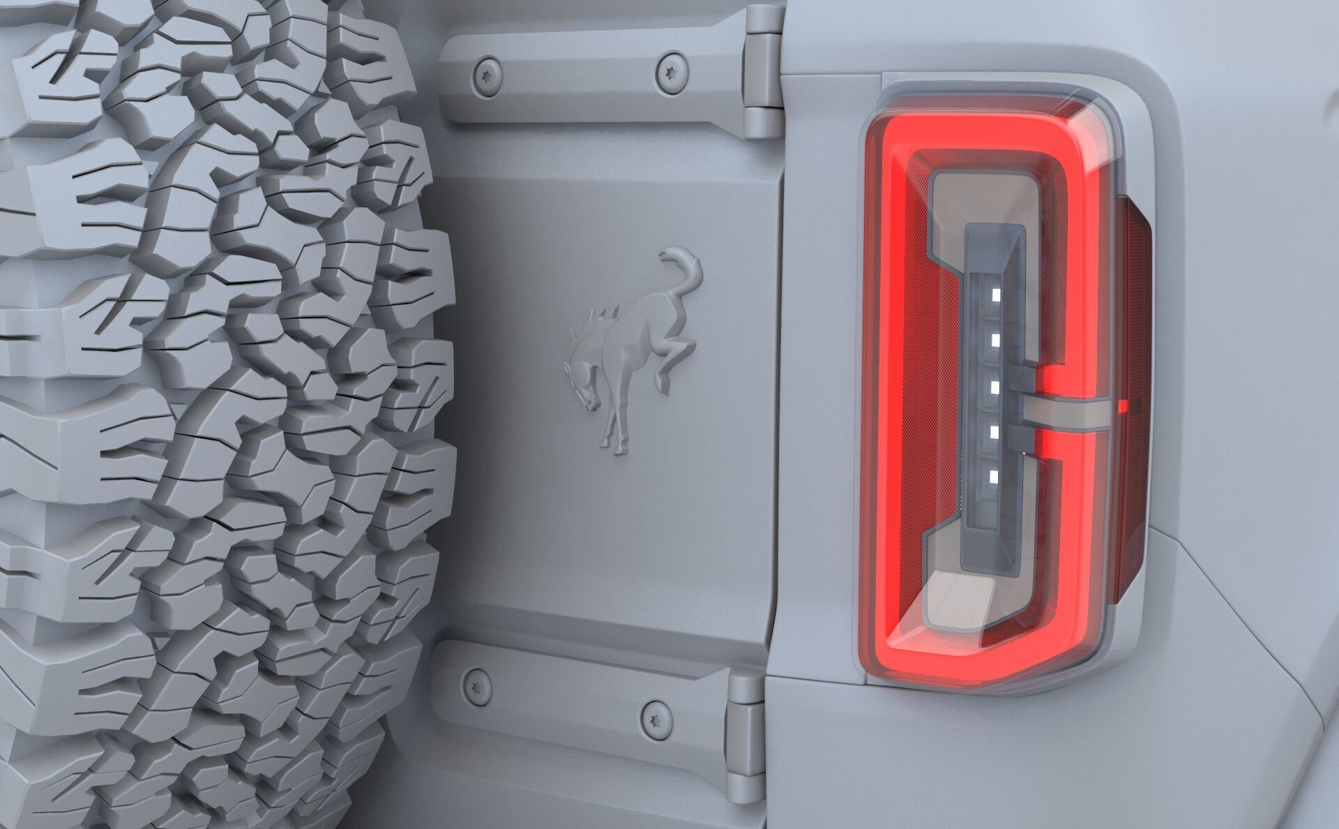 SUV Bronco Mk6 2021 3D model_54