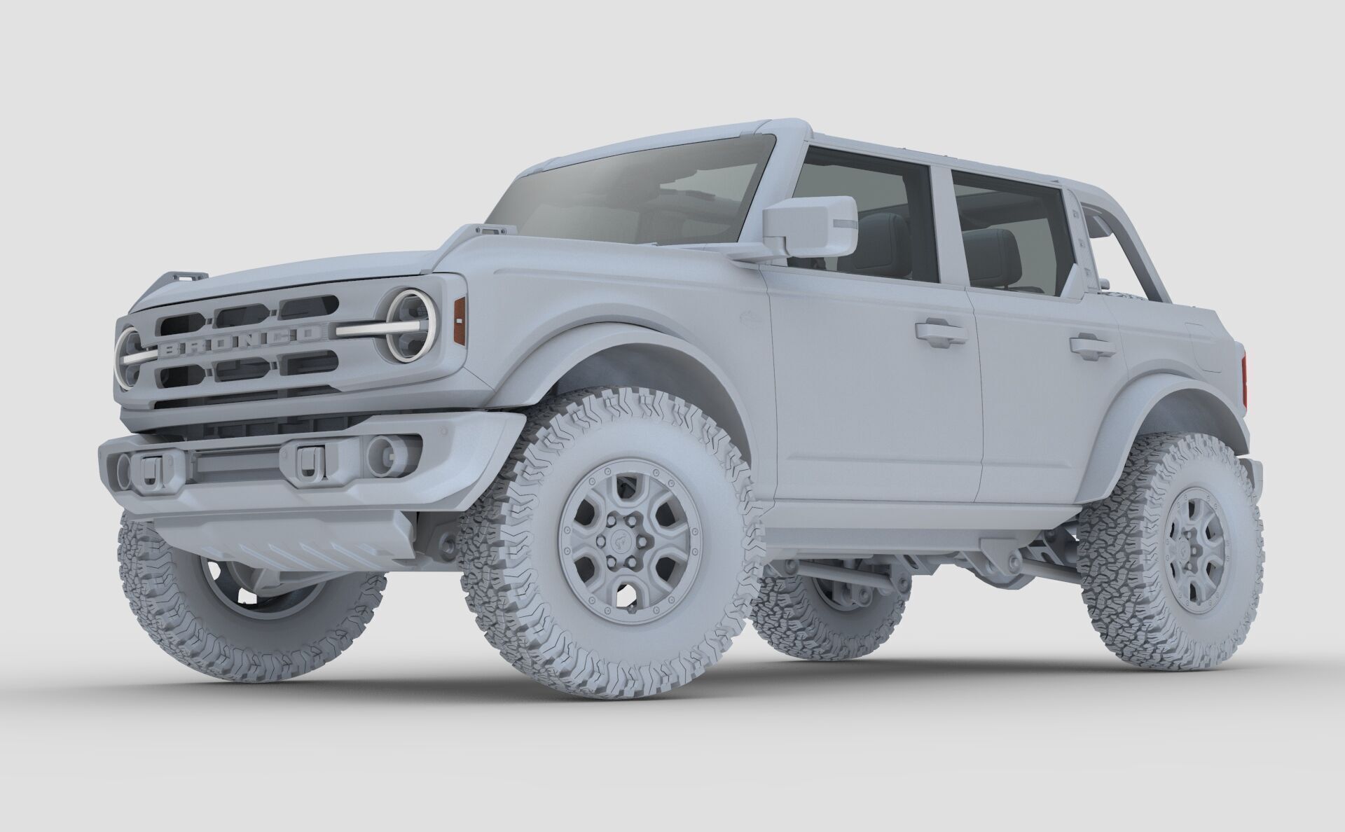 SUV Bronco Mk6 2021 3D model_96