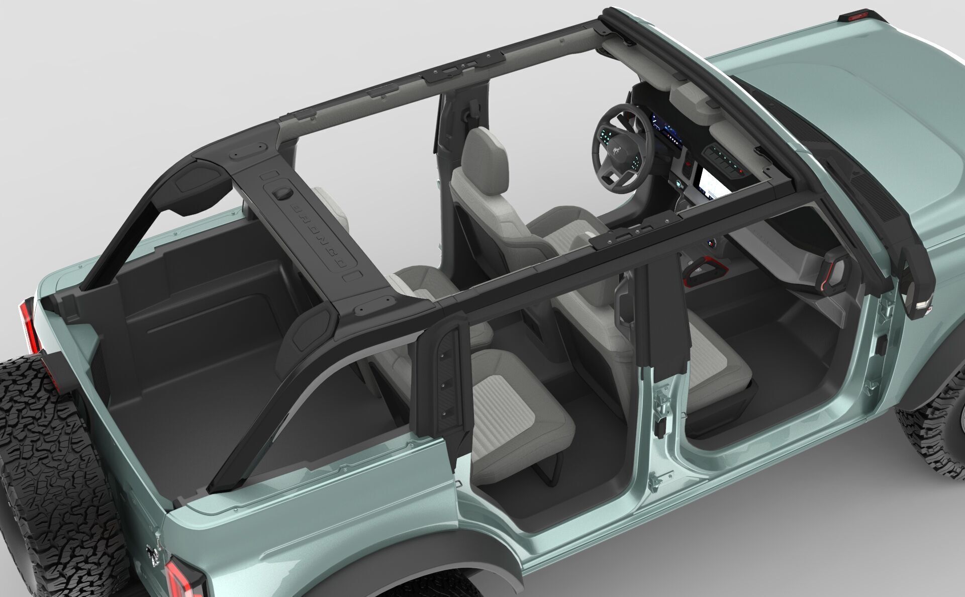 SUV Bronco Mk6 2021 3D model_83