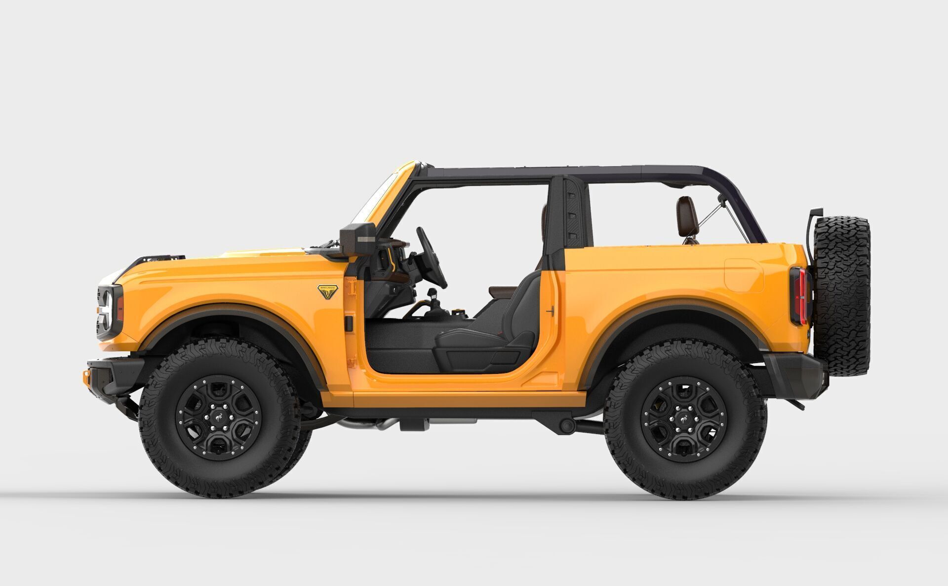 SUV Bronco Mk6 2021 3D model_27