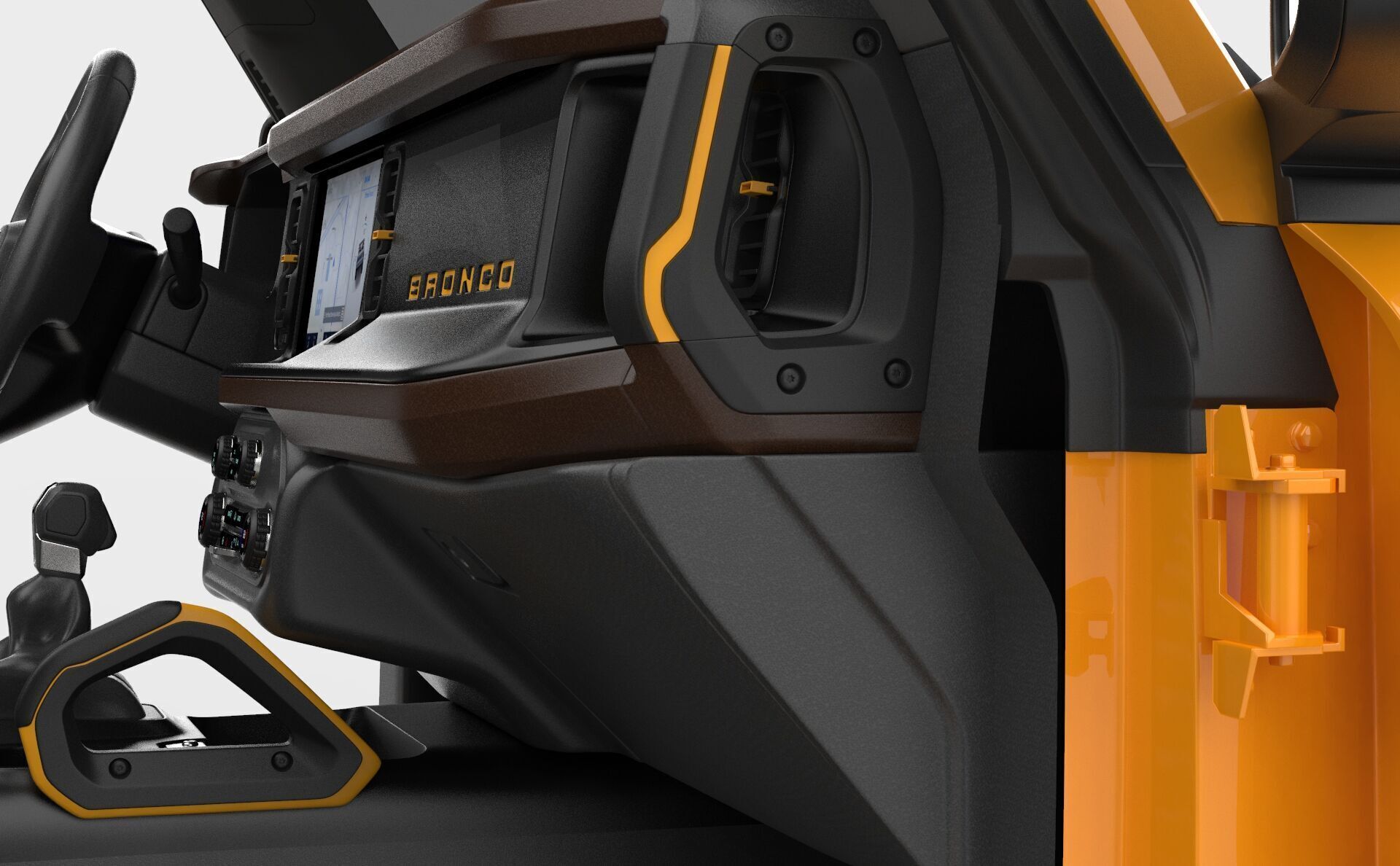 SUV Bronco Mk6 2021 3D model_44