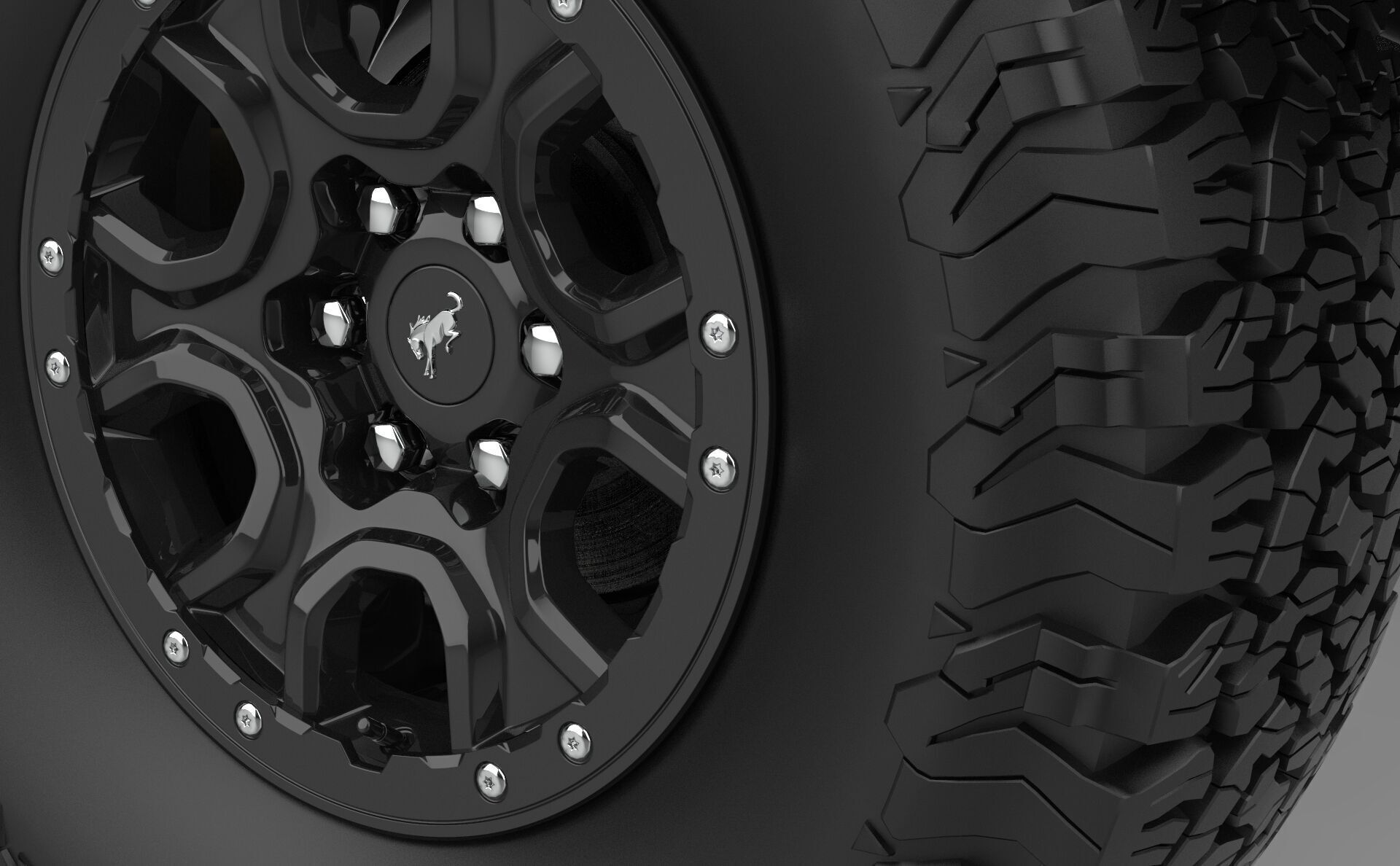 SUV Bronco Mk6 2021 3D model_24