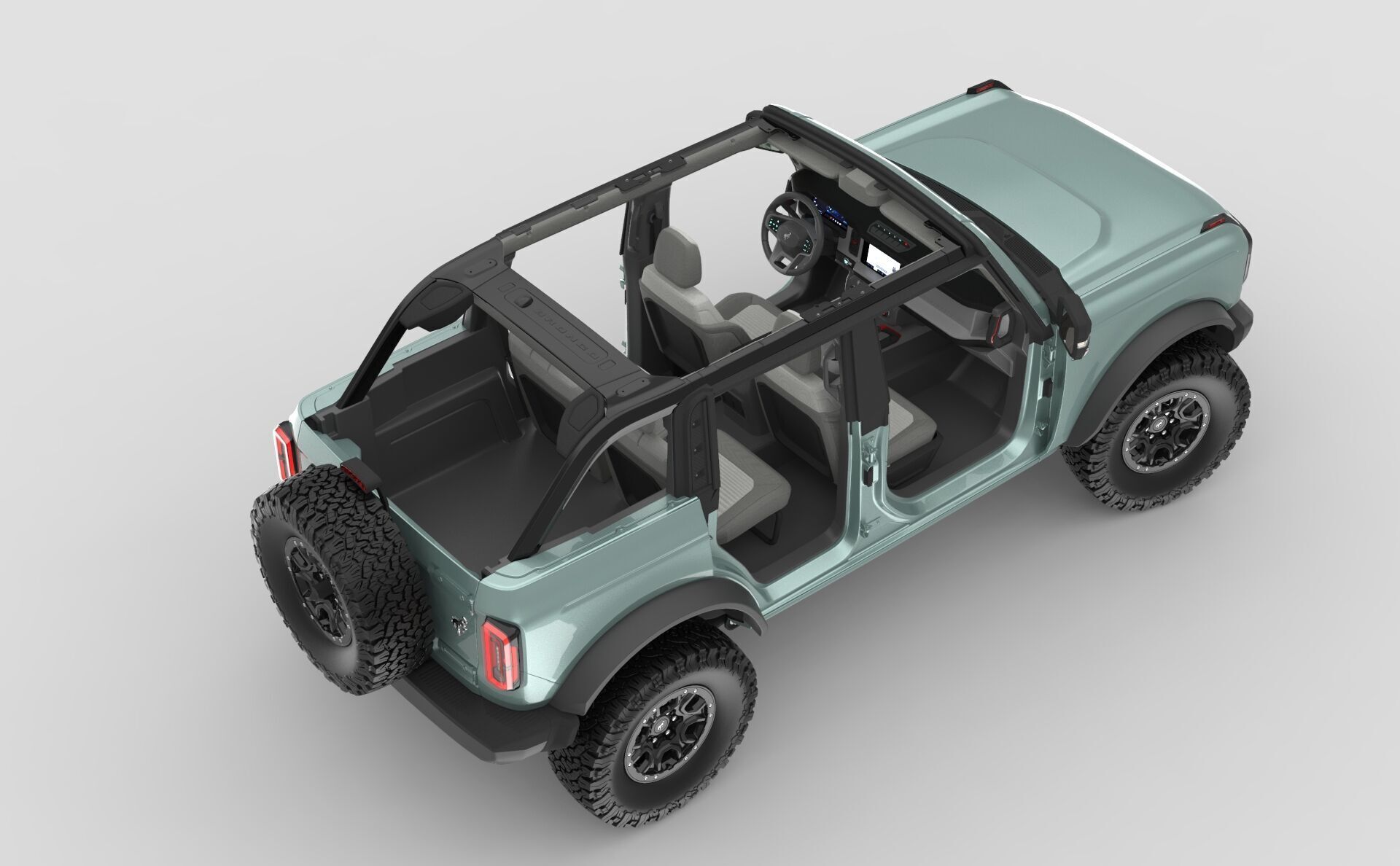 SUV Bronco Mk6 2021 3D model_82