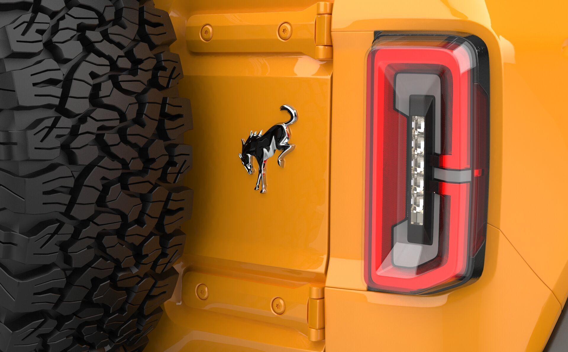 SUV Bronco Mk6 2021 3D model_41