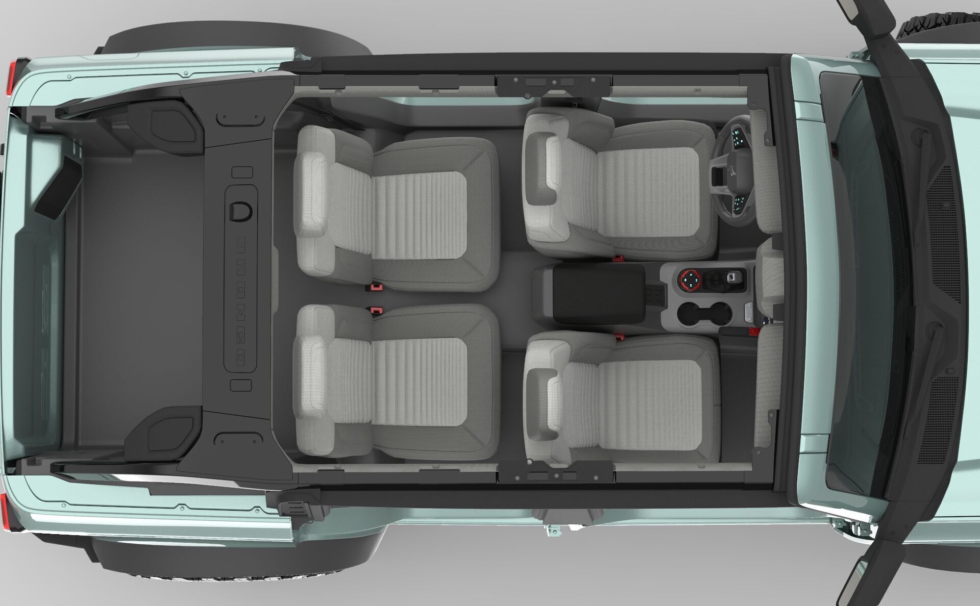 SUV Bronco Mk6 2021 3D model_89