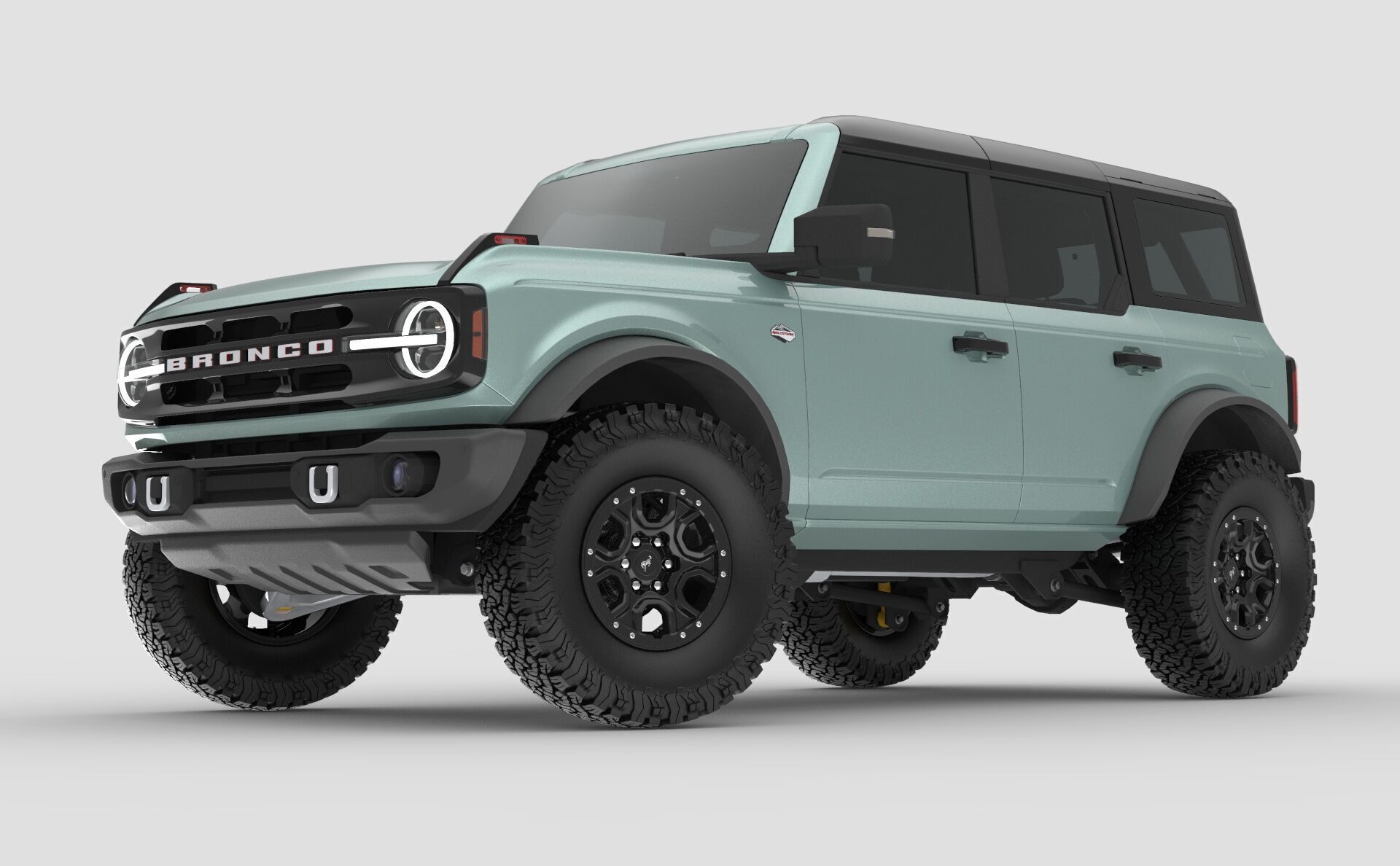 SUV Bronco Mk6 2021 3D model_62