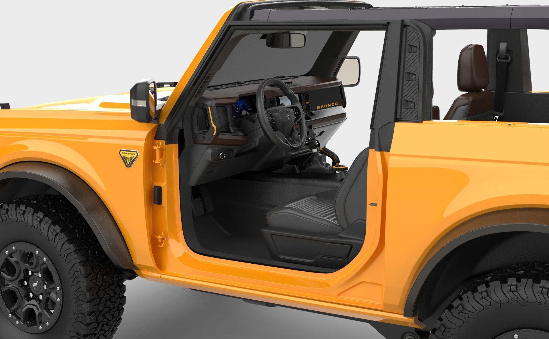 SUV Bronco Mk6 2021 3D model_39