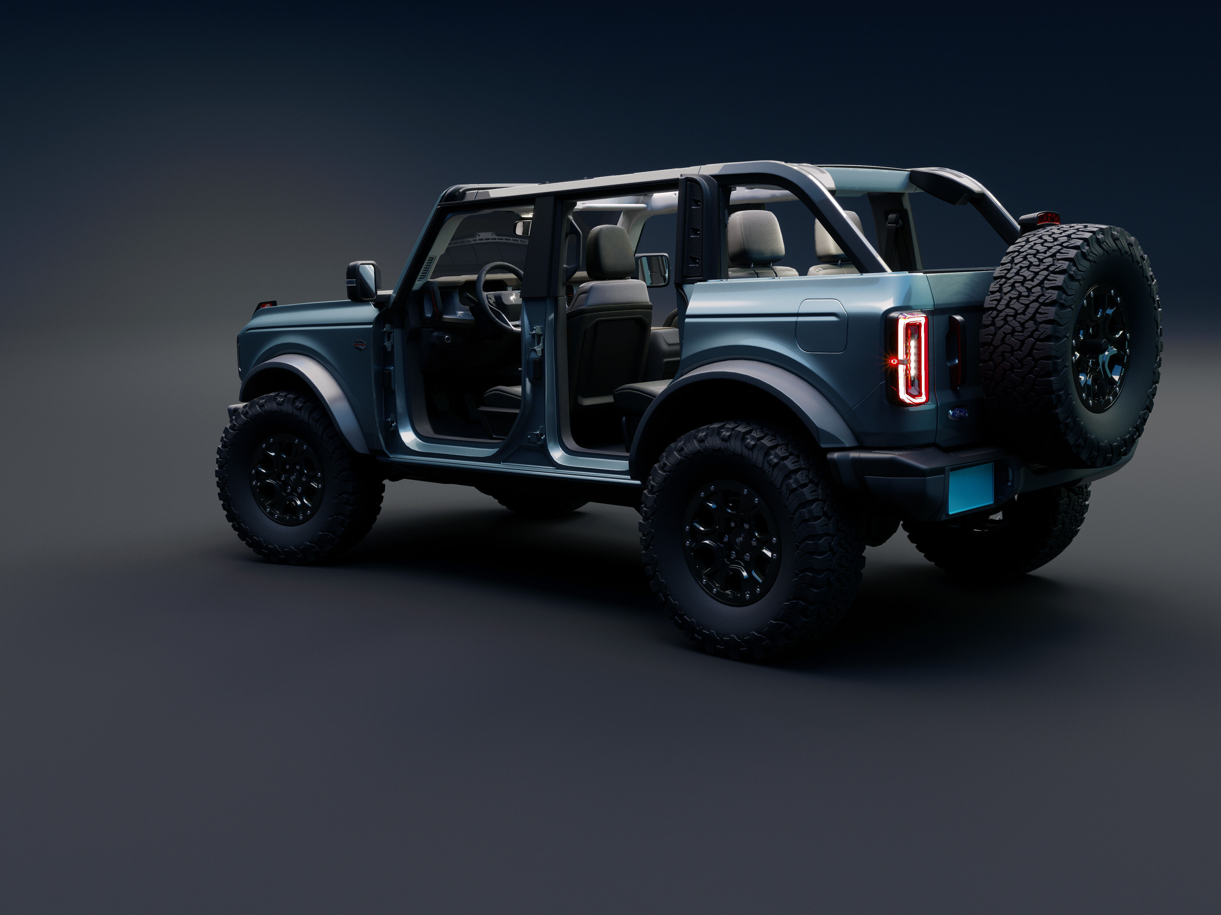 SUV Bronco Mk6 2021 3D model_92