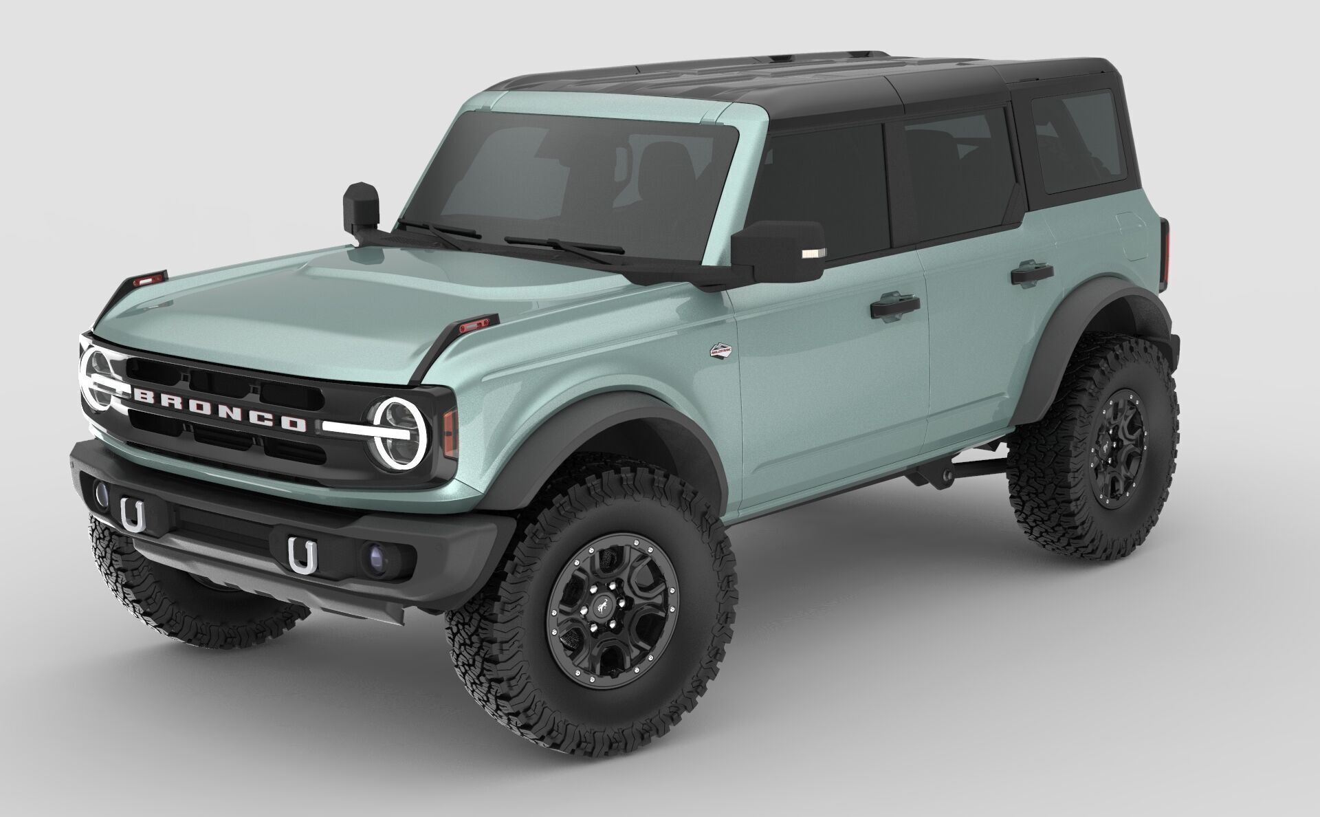 SUV Bronco Mk6 2021 3D model_4