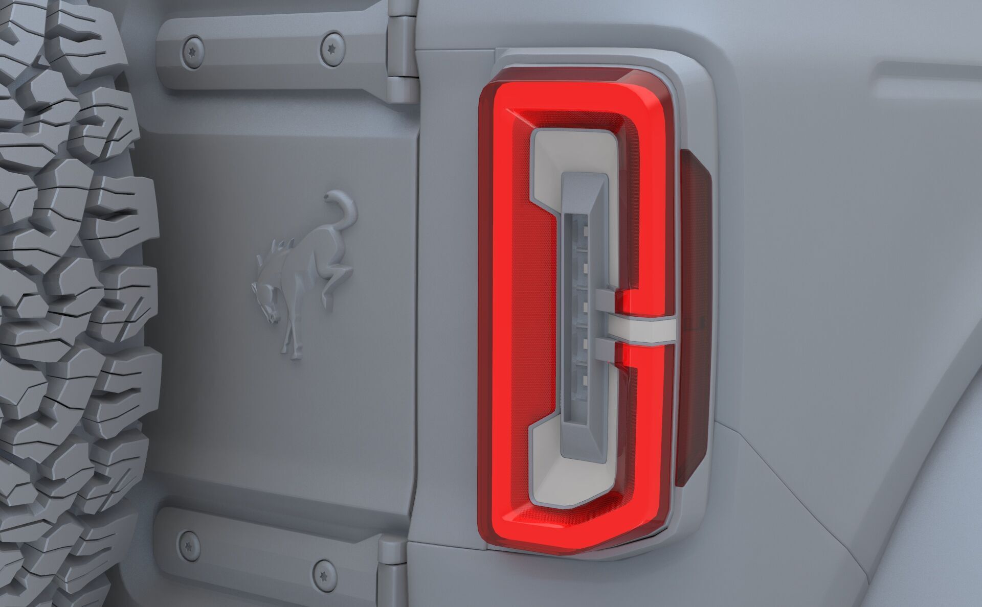 SUV Bronco Mk6 2021 3D model_103