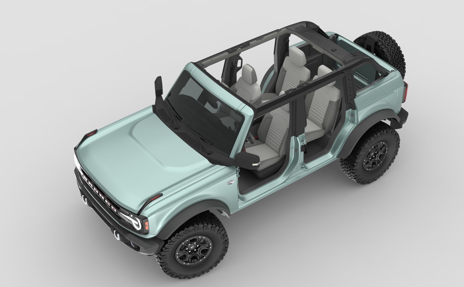 SUV Bronco Mk6 2021 3D model_81