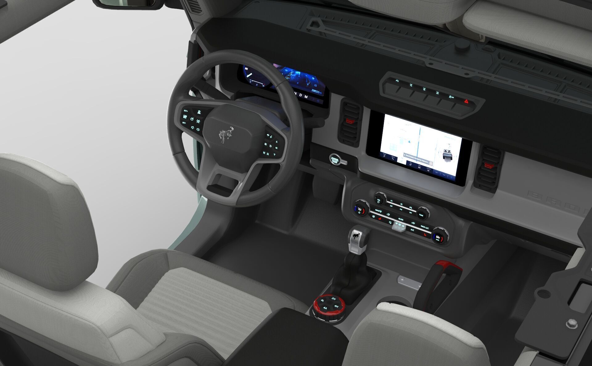 SUV Bronco Mk6 2021 3D model_85