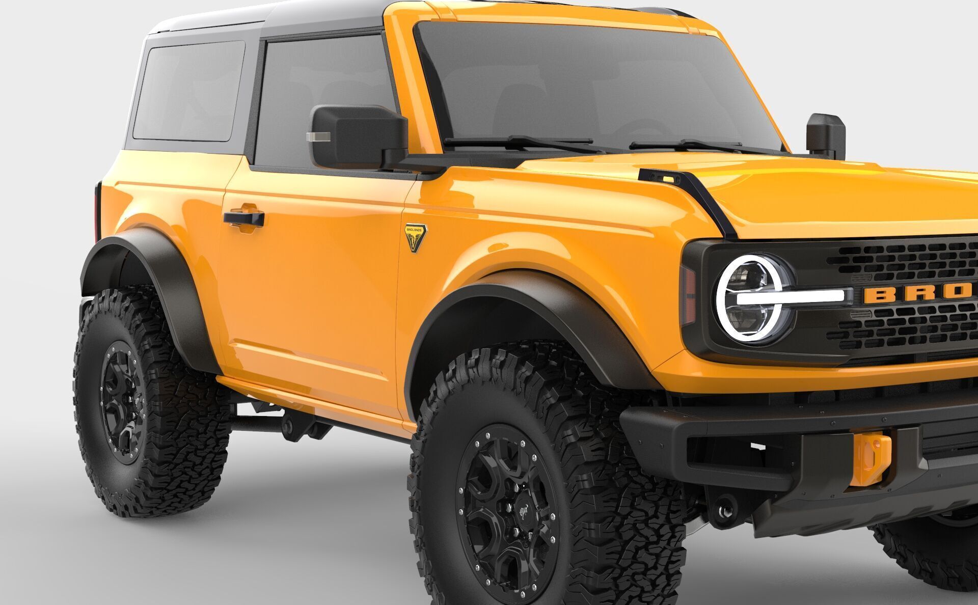 SUV Bronco Mk6 2021 3D model_18