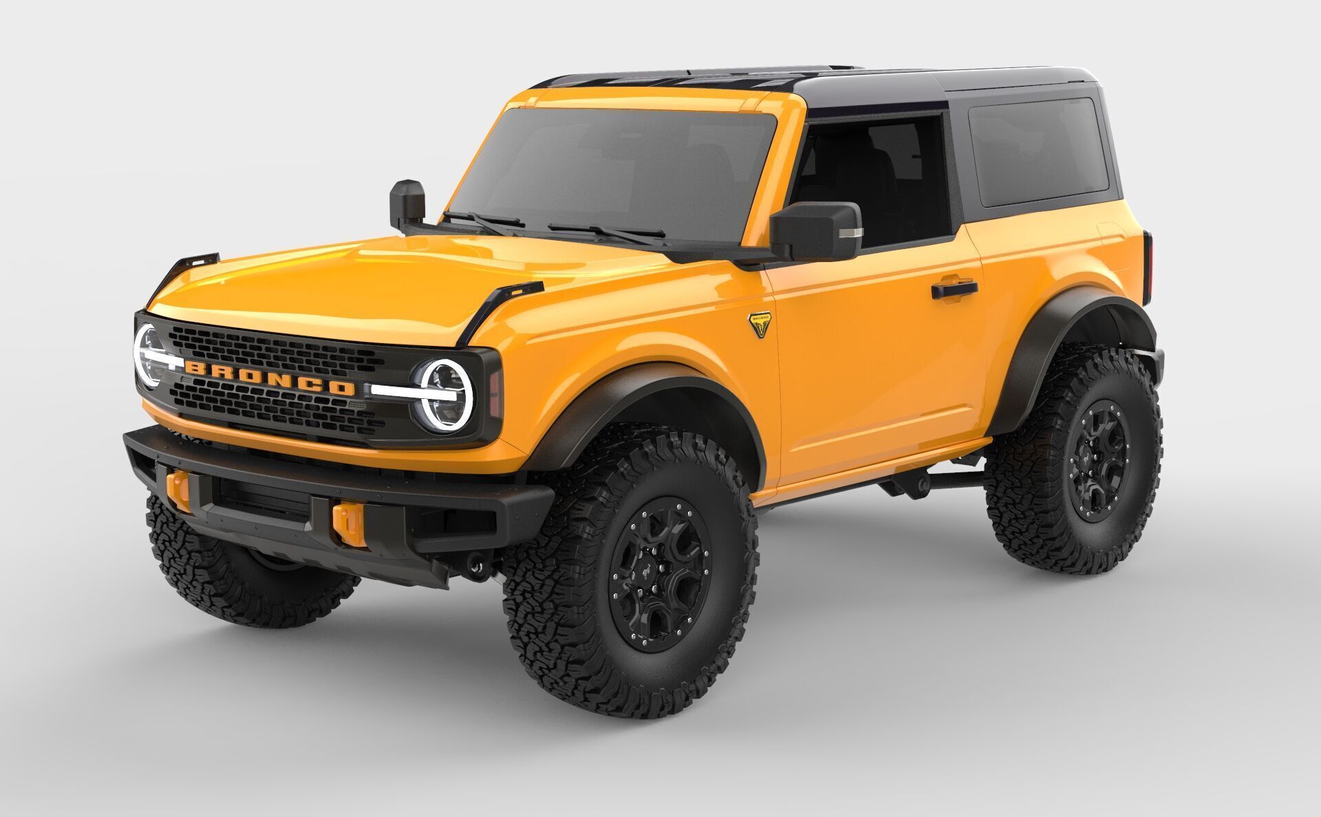 SUV Bronco Mk6 2021 3D model_3
