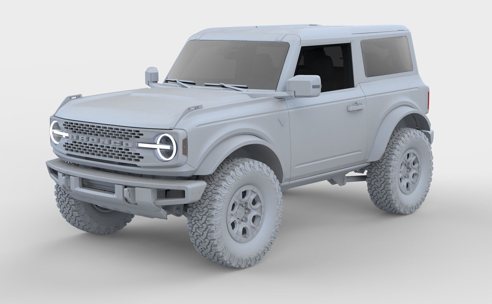 SUV Bronco Mk6 2021 3D model_47
