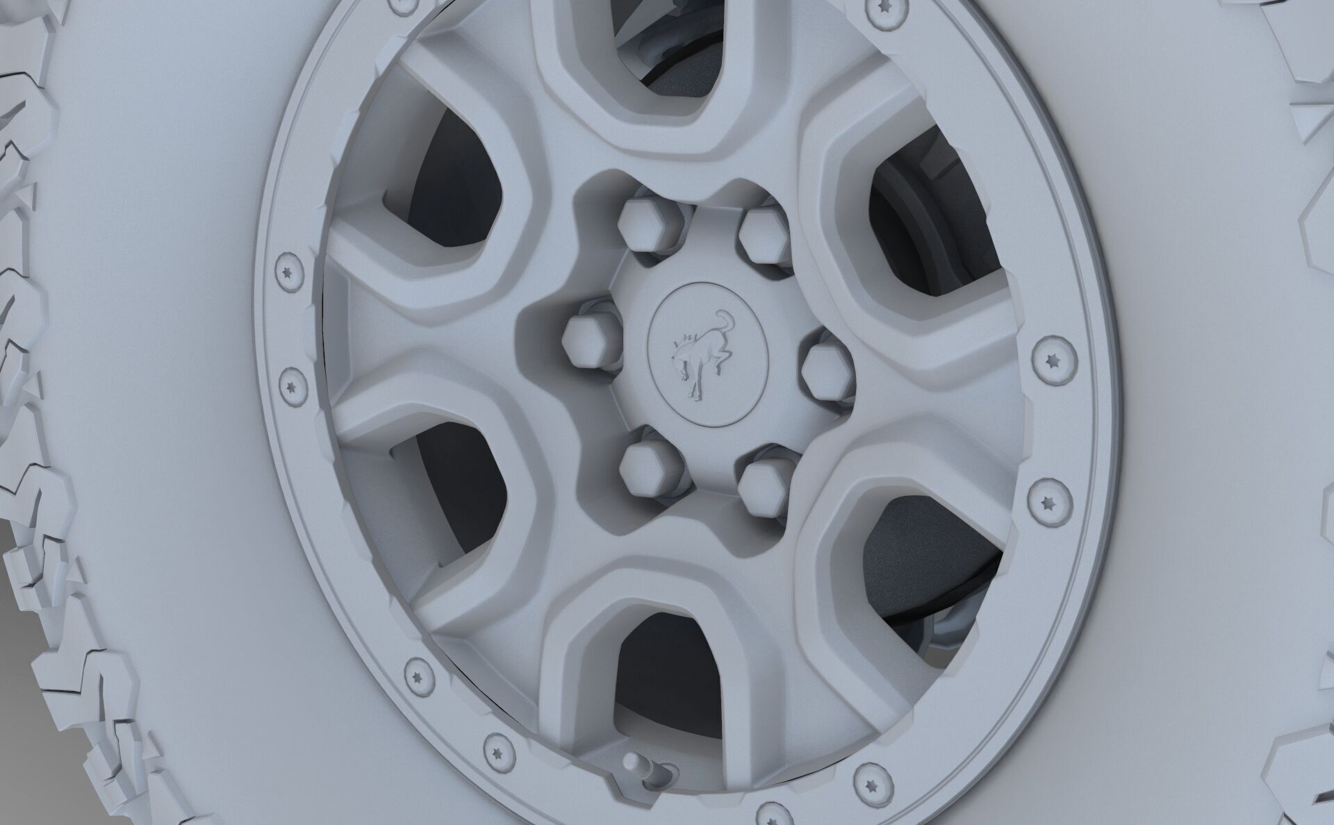 SUV Bronco Mk6 2021 3D model_95