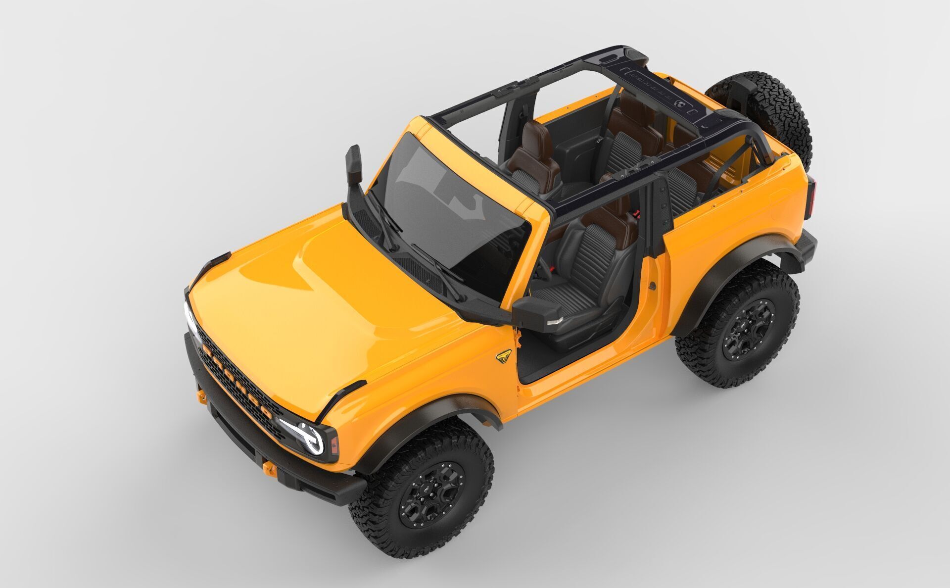 SUV Bronco Mk6 2021 3D model_33